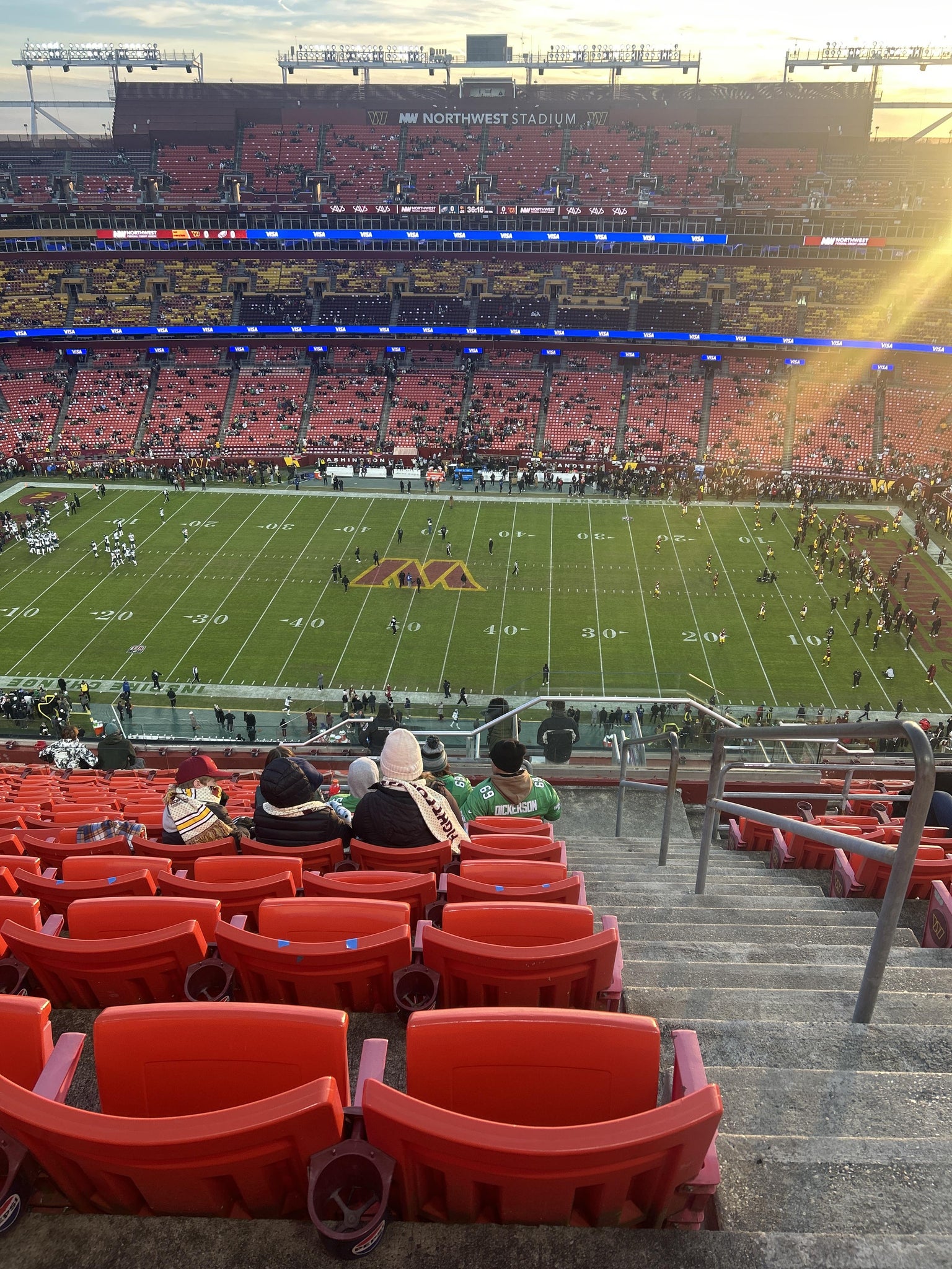 Real Fan View taken from Section 427 at Northwest Stadium by Robert B