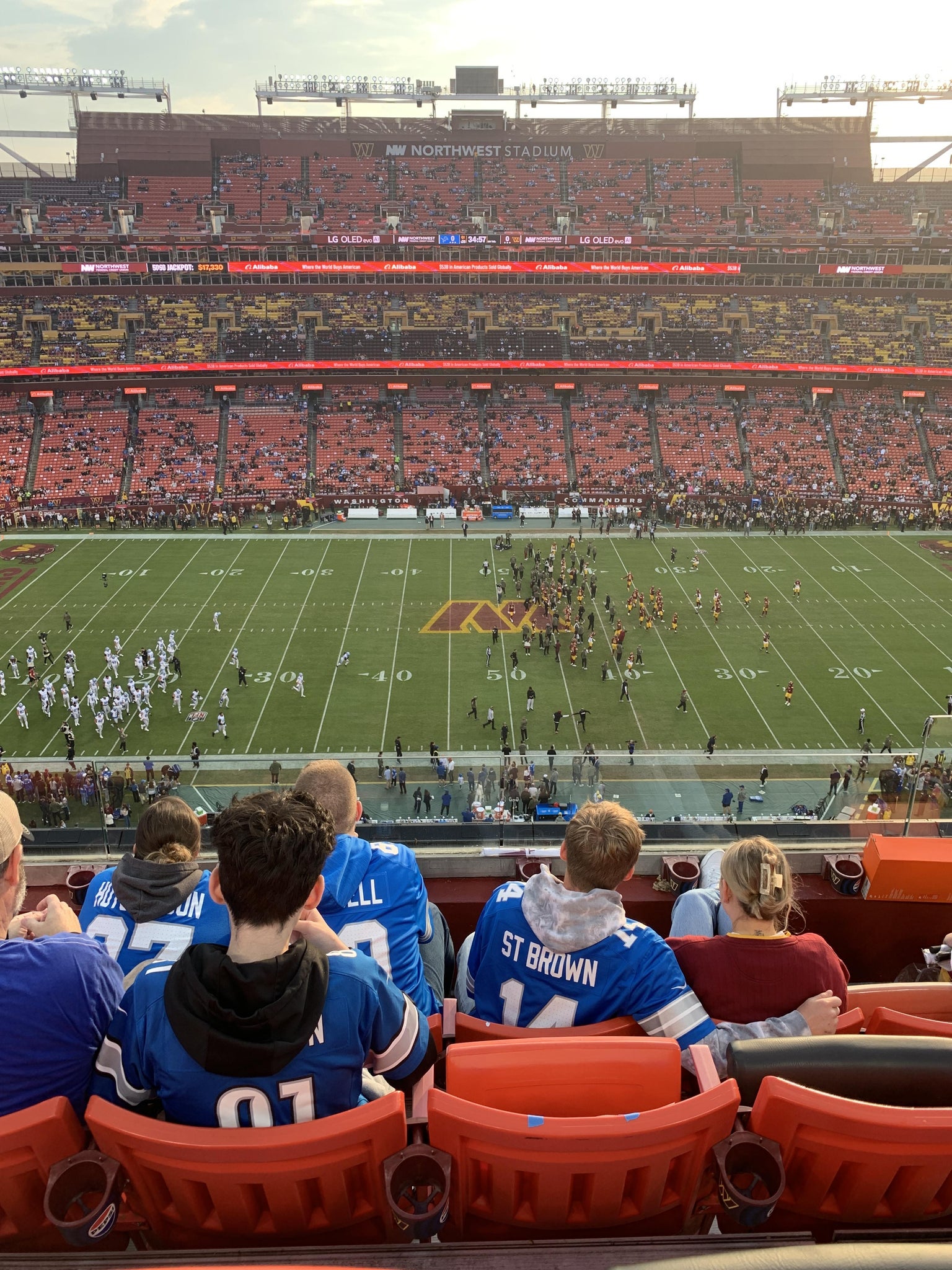 Real Fan View taken from Section 428 at Northwest Stadium by George L