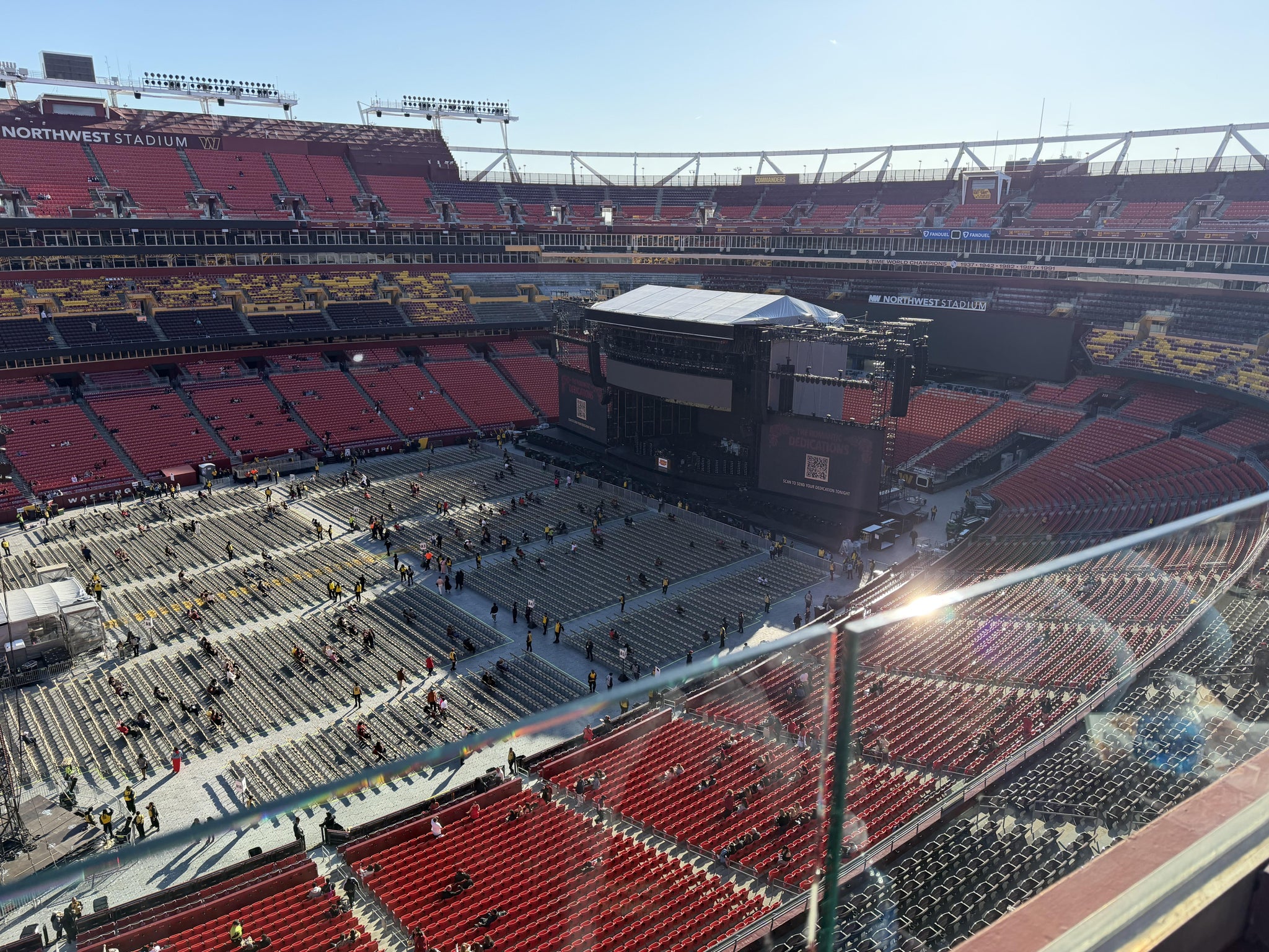 Real Fan View taken from Section 430 at Northwest Stadium by Kristy F