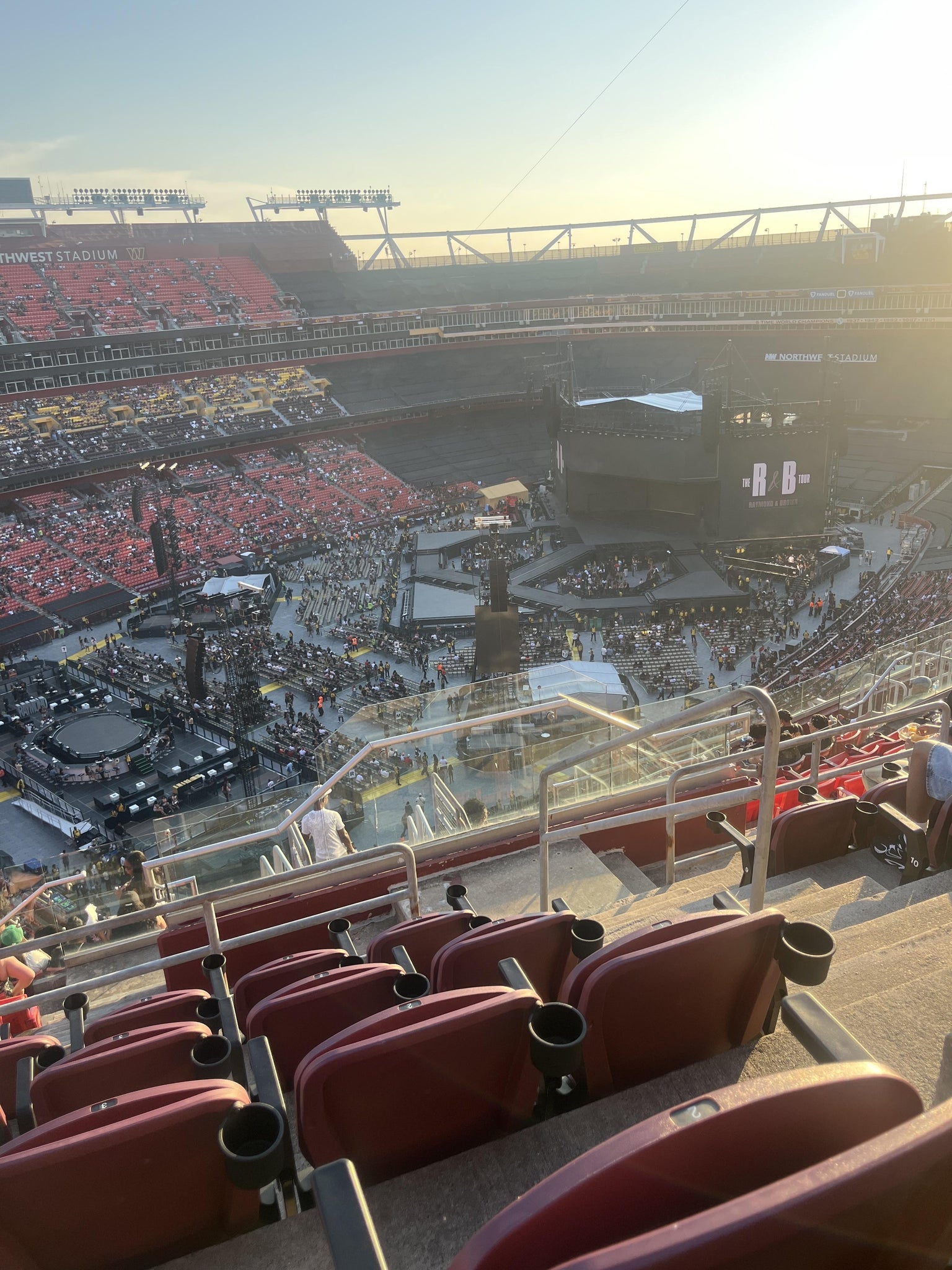 Real Fan View taken from Section 434 at Northwest Stadium by Saquel M