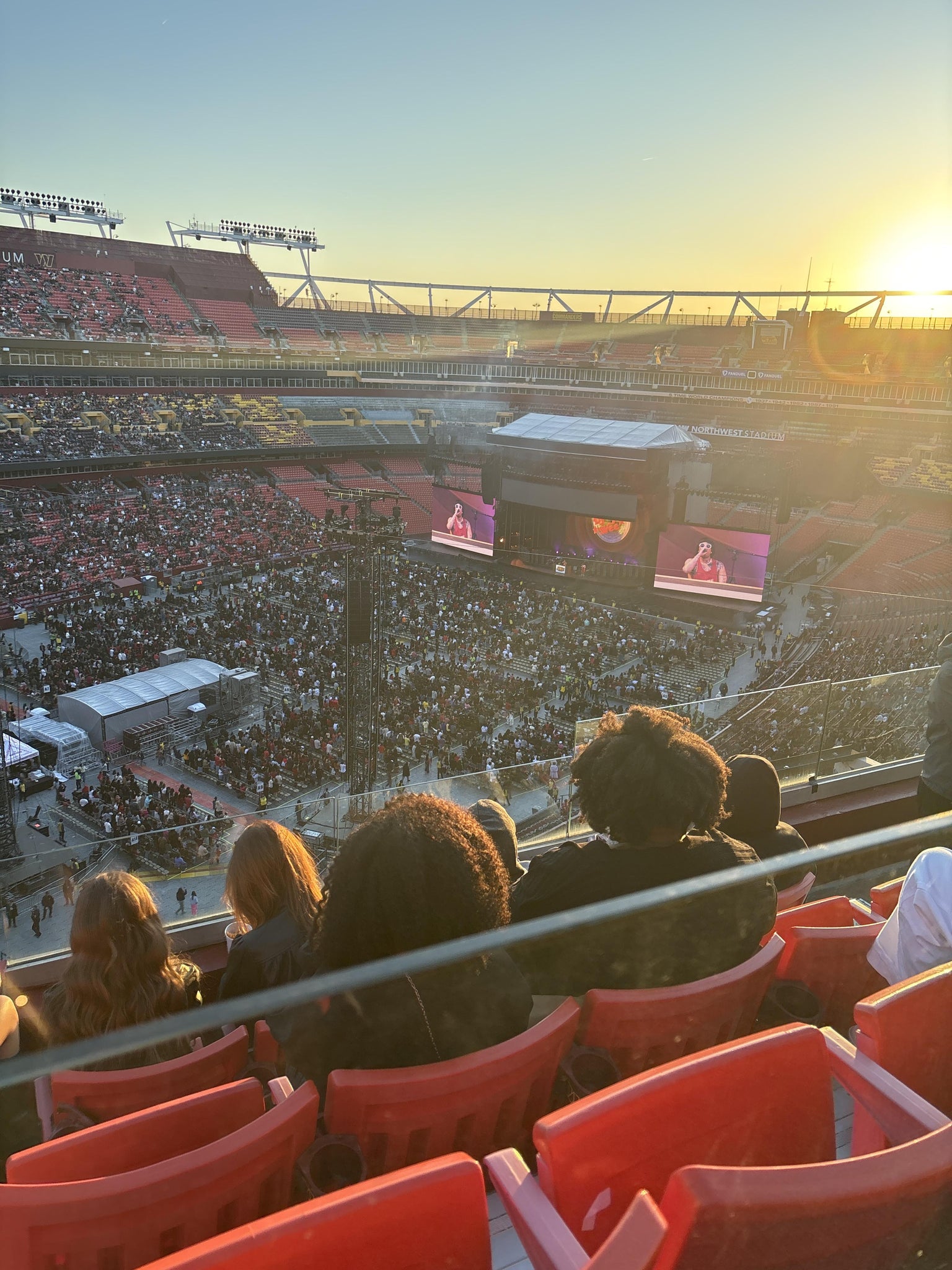 Real Fan View taken from Section 434 at Northwest Stadium by Christine R