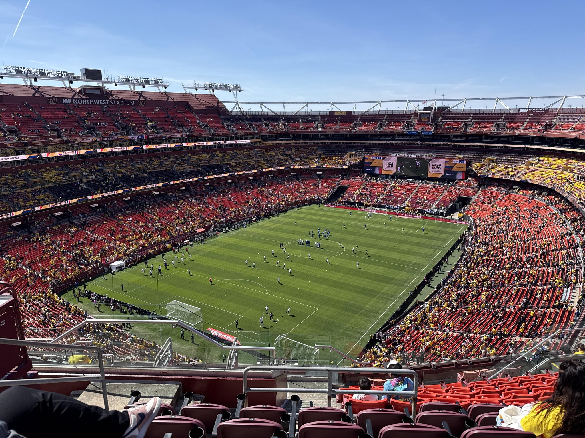 Real Fan View taken from Section 436 at Northwest Stadium by Judith P