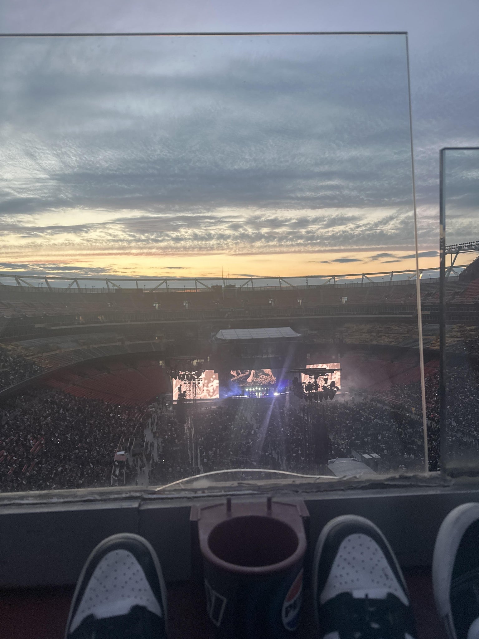 Real Fan View taken from Section 443 at Northwest Stadium by Vanessa V