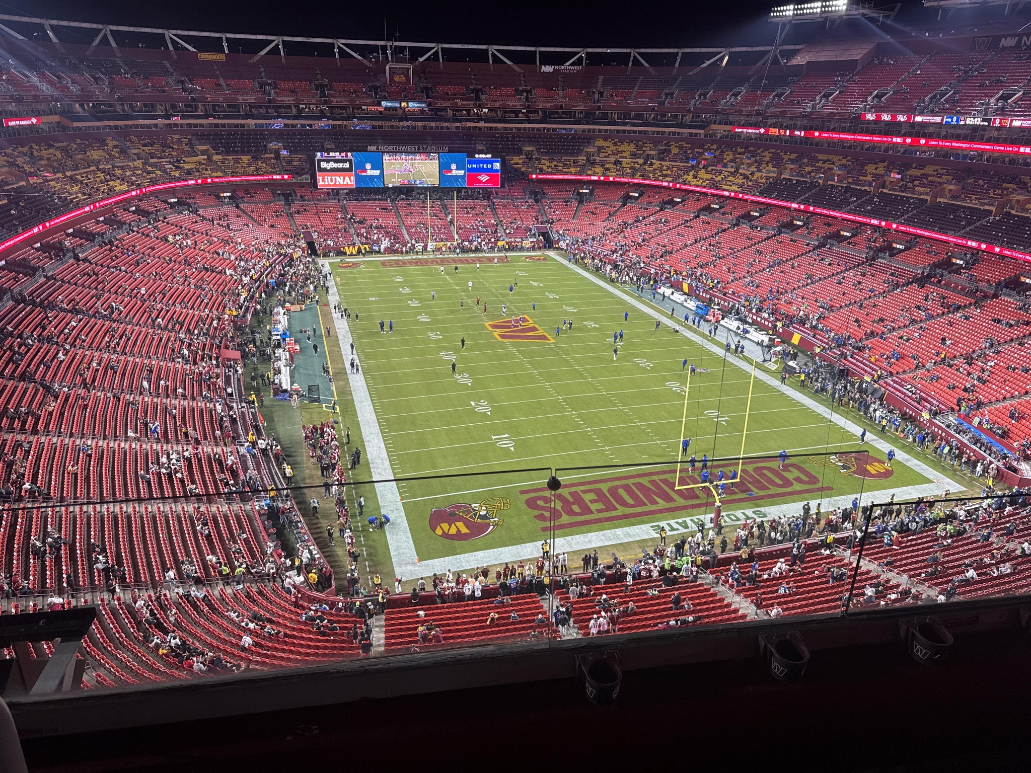 Real Fan View taken from Section 443 at Northwest Stadium by Anonymous User