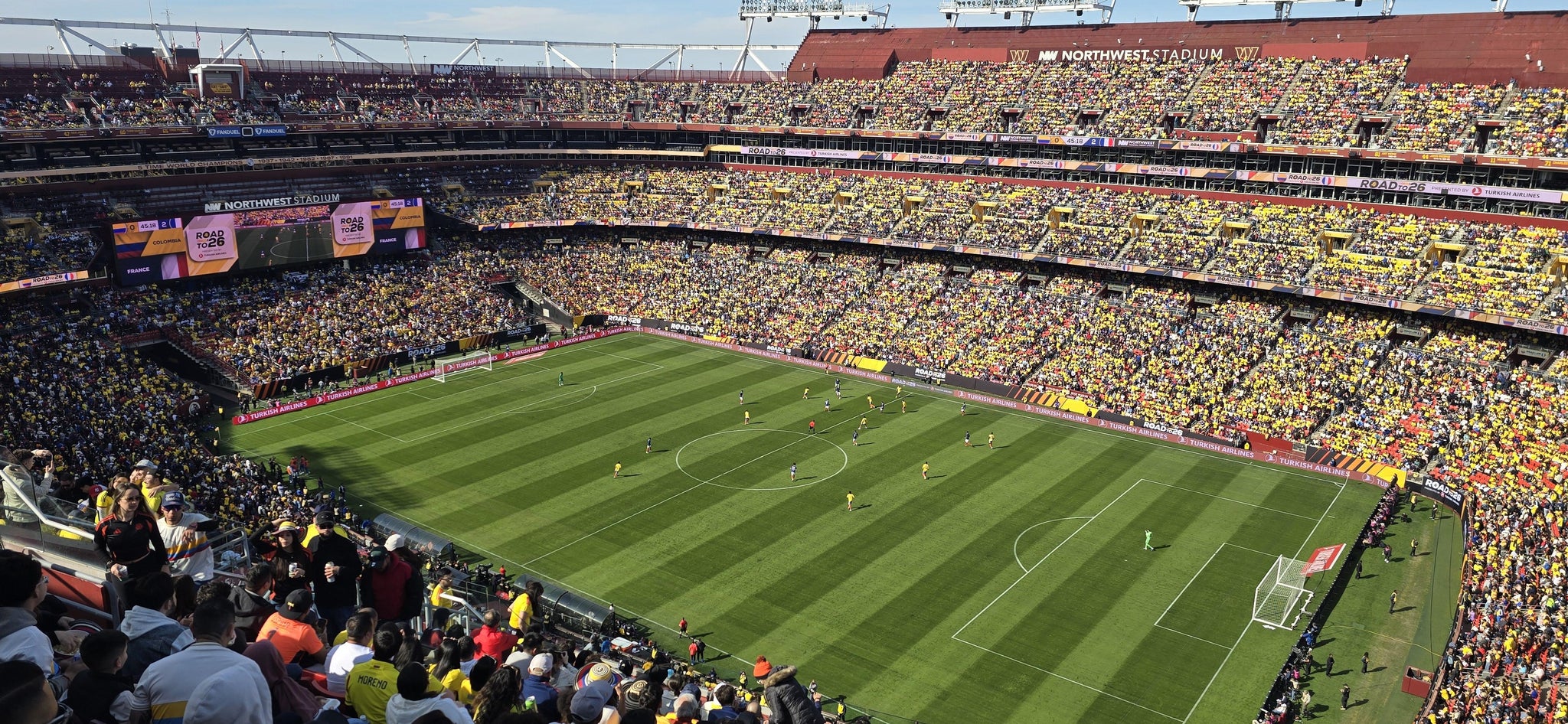 Real Fan View taken from Section 450 at Northwest Stadium by Marcela S