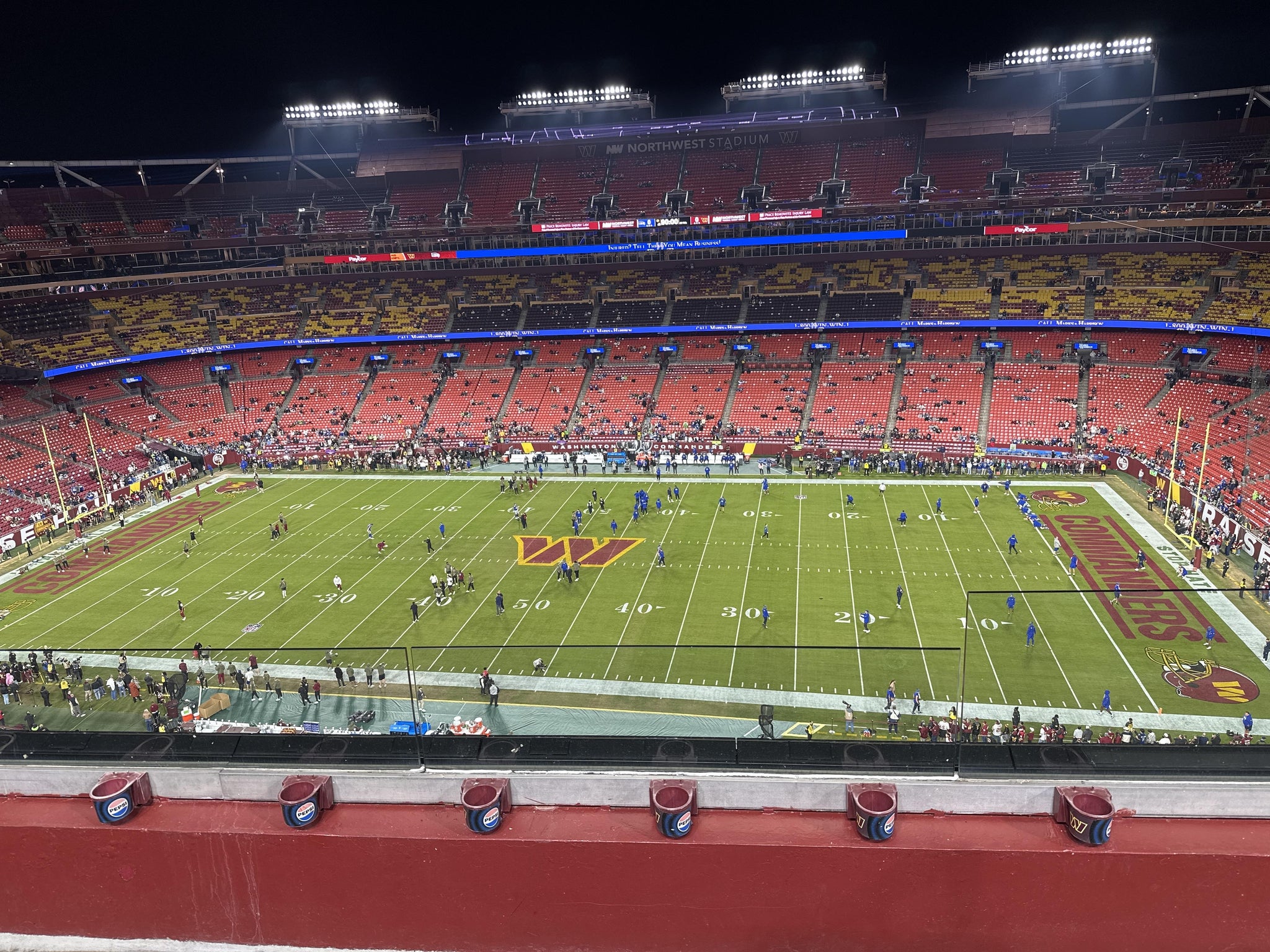 Real Fan View taken from Section 453 at Northwest Stadium by Kristopher R