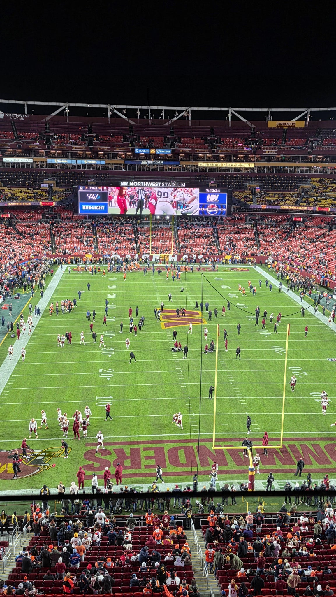 Real Fan View taken from Balcony 339 at Northwest Stadium by Scott S
