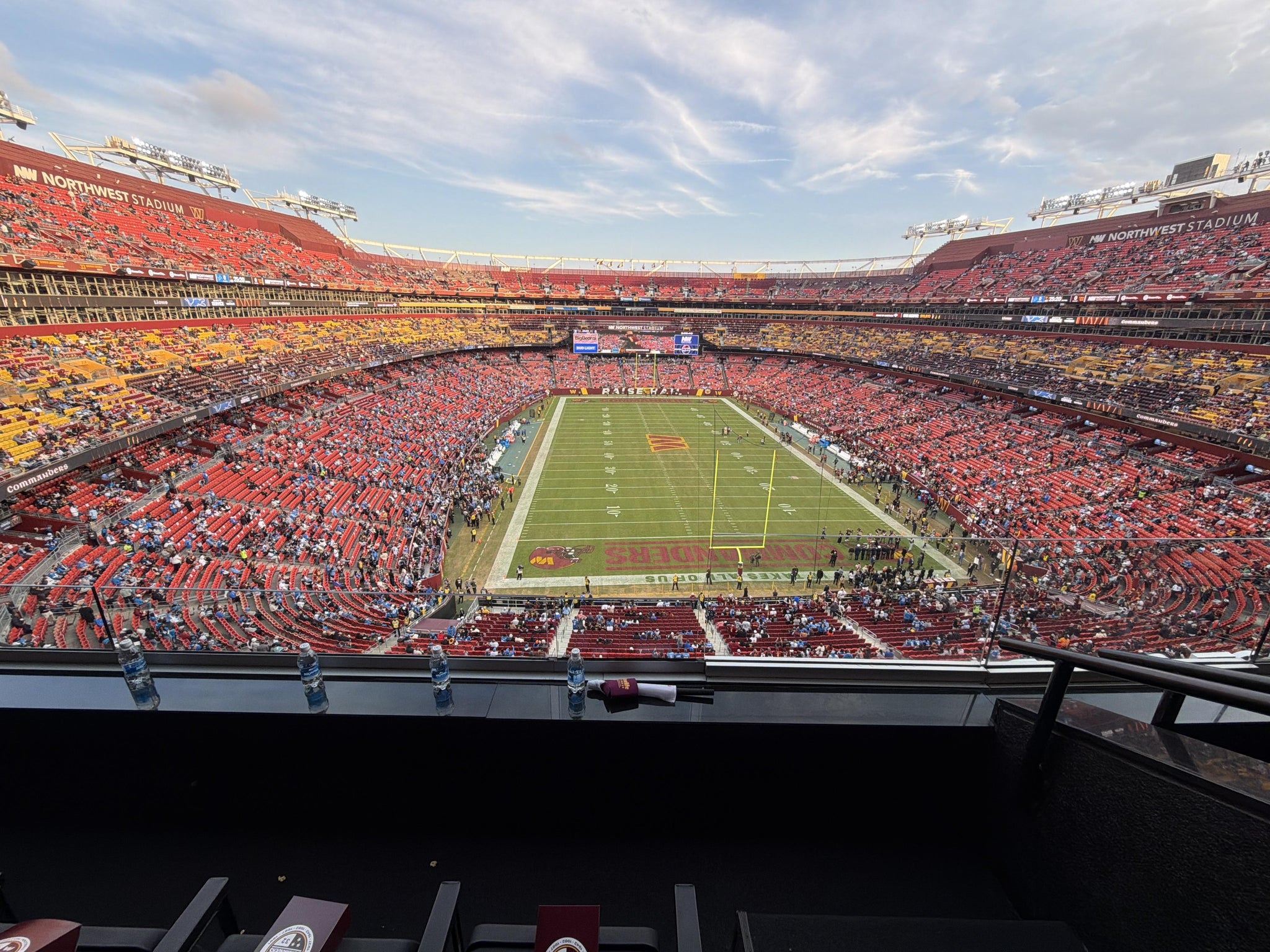 Real Fan View taken from Balcony 340 at Northwest Stadium by Joel B