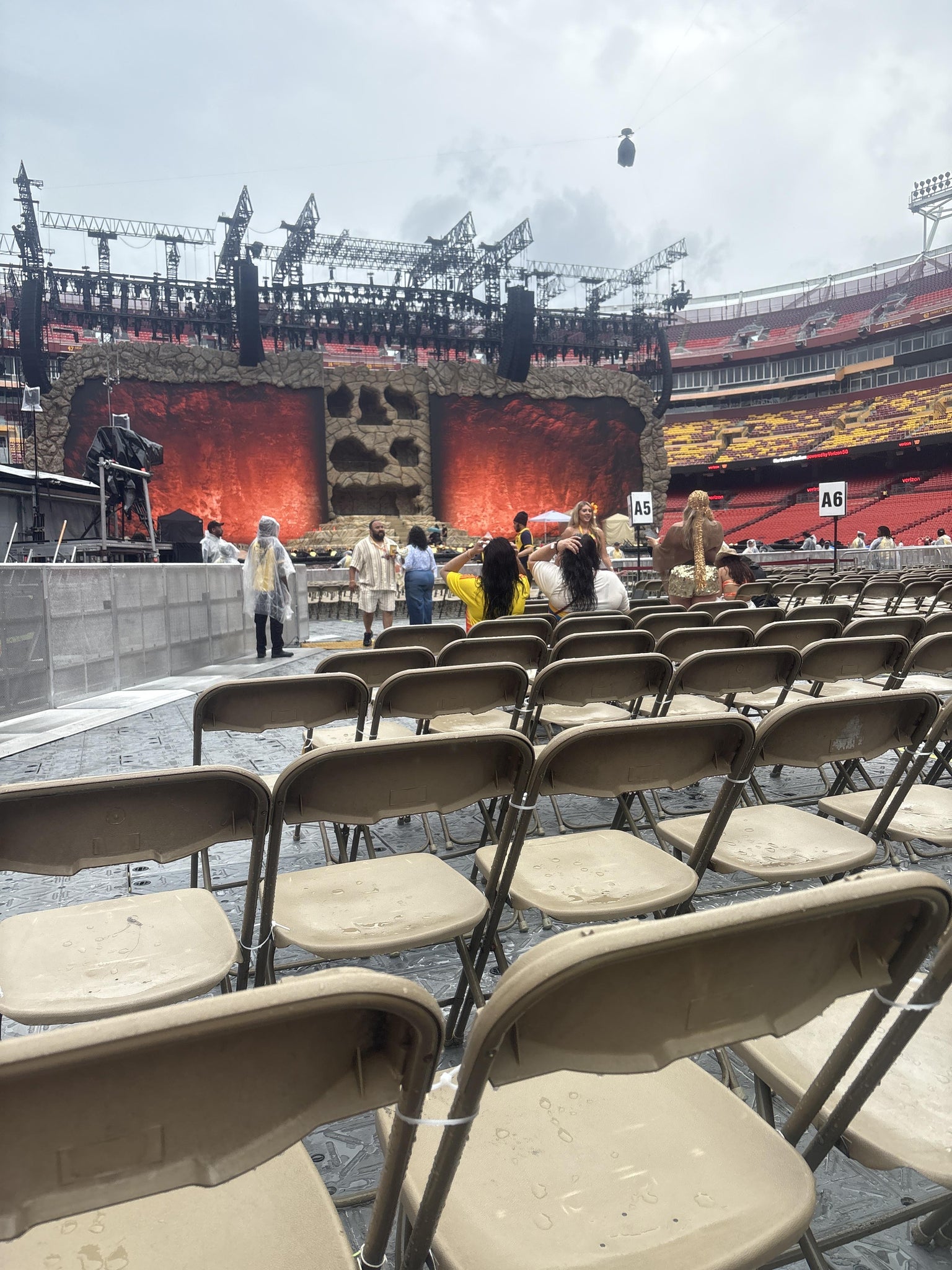 Real Fan View taken from Floor A 10 at Northwest Stadium by Fatima R