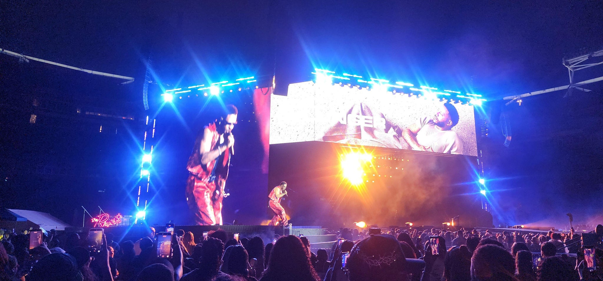 Real Fan View taken from Floor H at Northwest Stadium by Desiree P