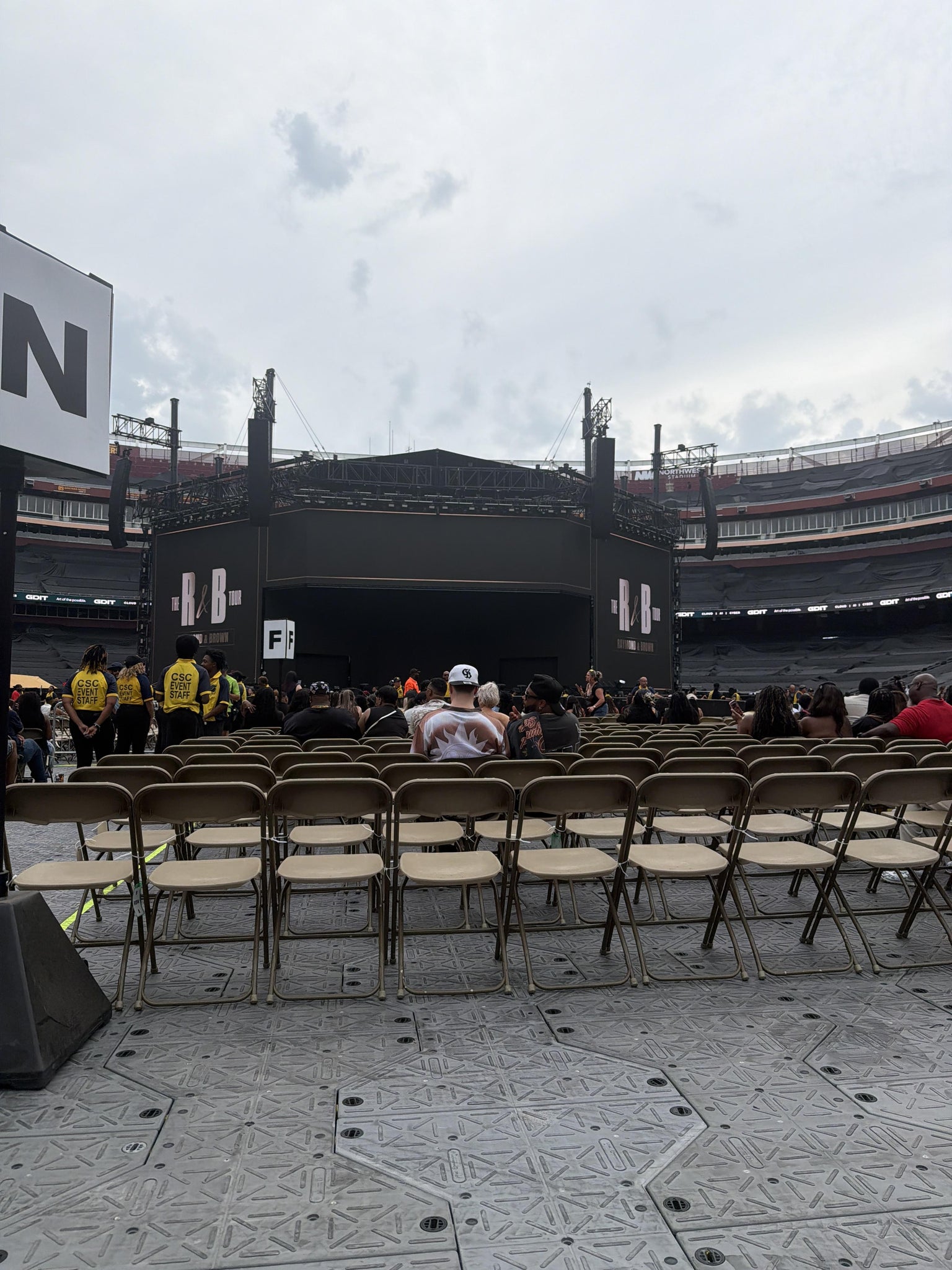 Real Fan View taken from Floor S at Northwest Stadium by Jamaya H