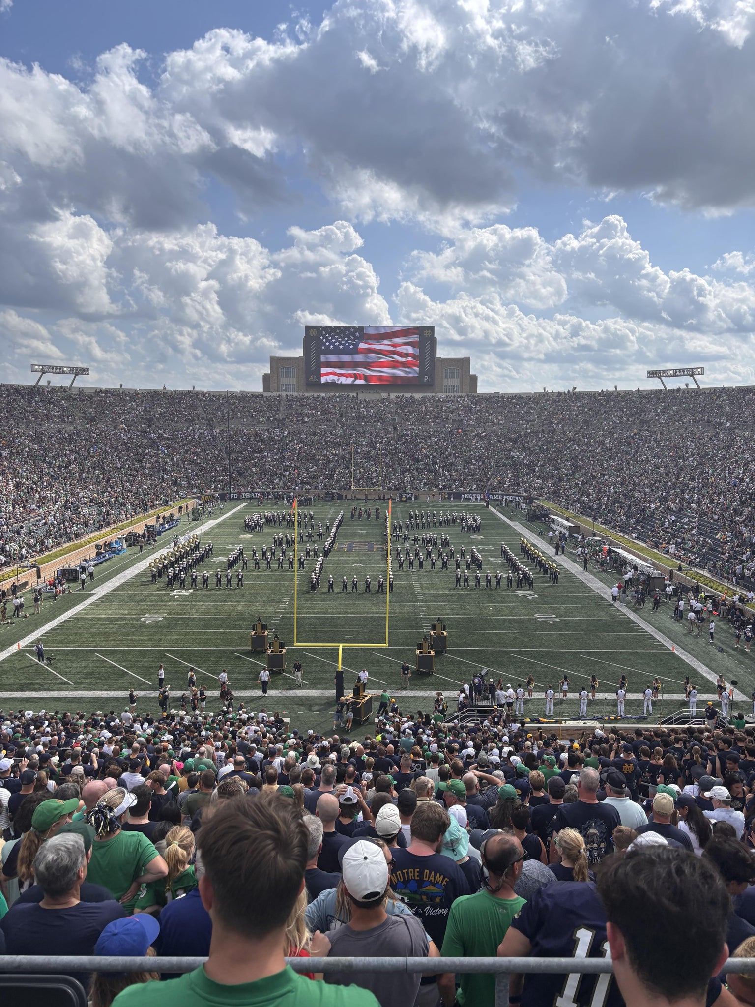Real Fan View taken from Section 101 at Notre Dame Stadium by Silvano R
