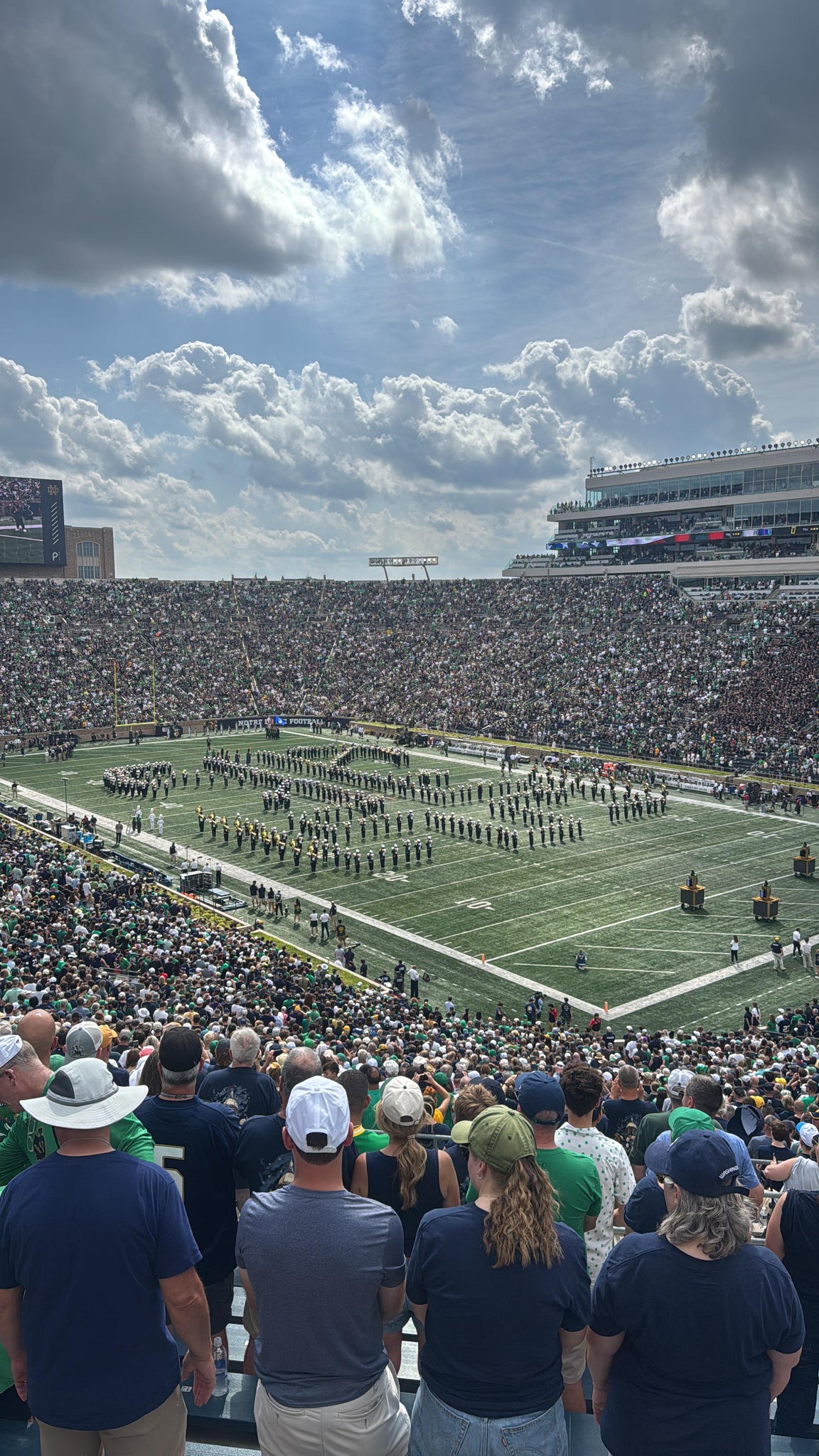 Real Fan View taken from Section 105 at Notre Dame Stadium by Fernando O