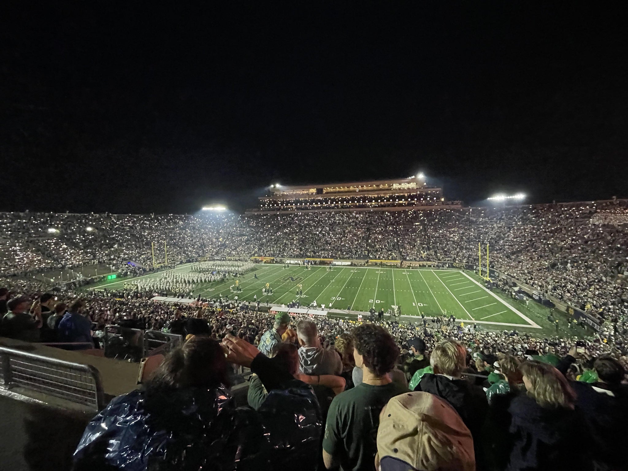 Real Fan View taken from Section 126 at Notre Dame Stadium by Andrew S