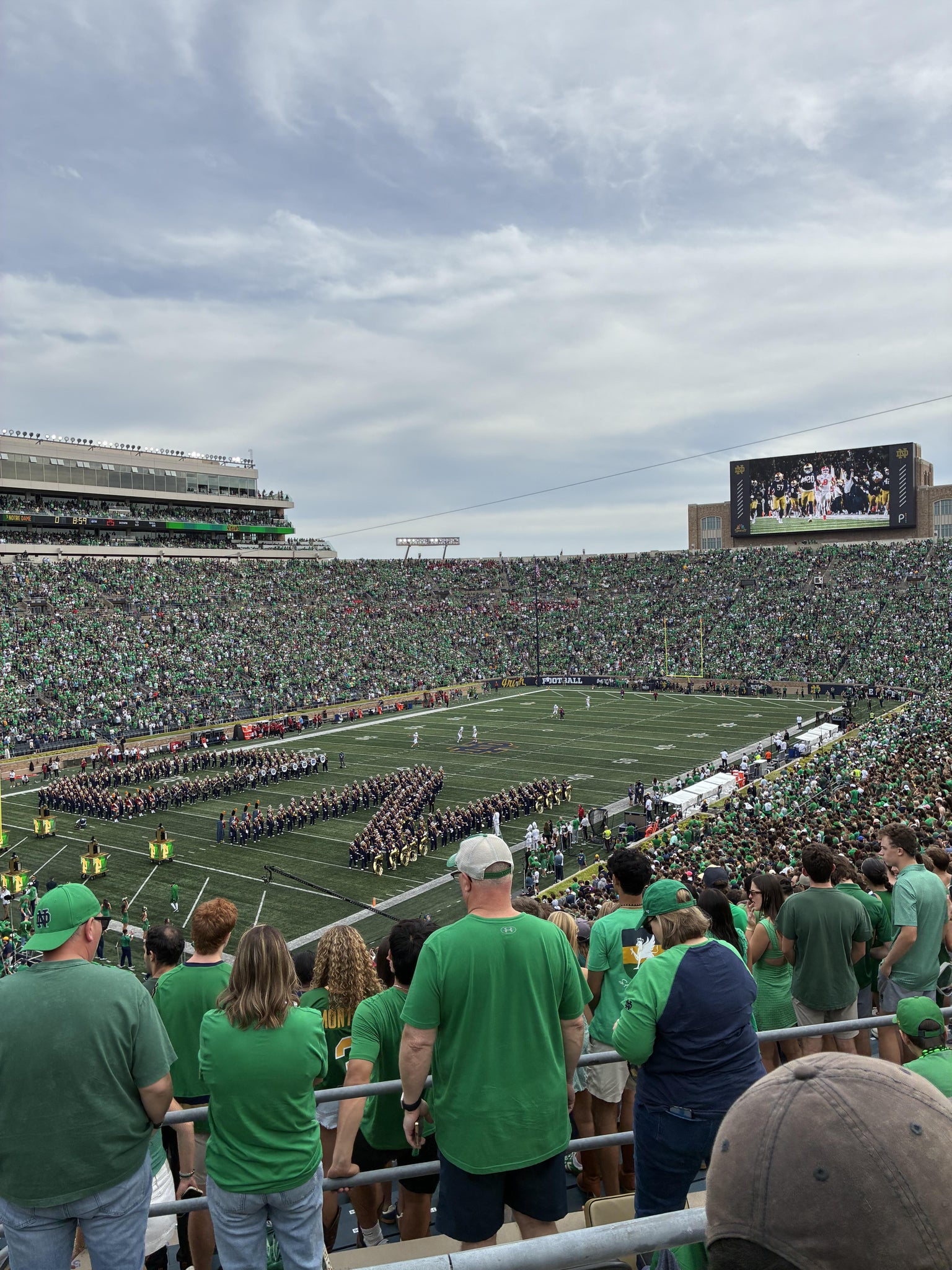 Real Fan View taken from Section 133 at Notre Dame Stadium by Michael W