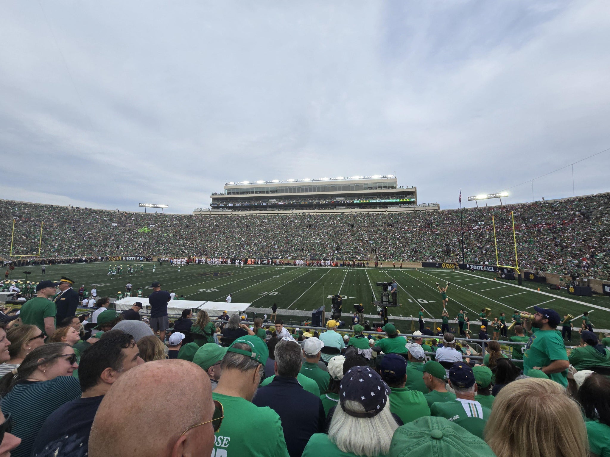 Real Fan View taken from Section 26 at Notre Dame Stadium by Austin R