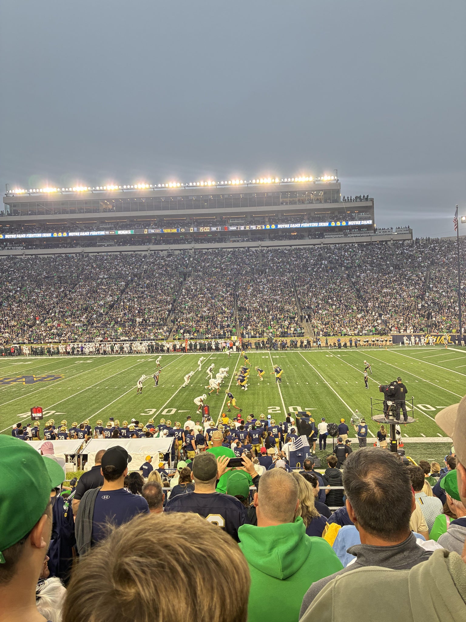 Real Fan View taken from Section 26 at Notre Dame Stadium by Anonymous User