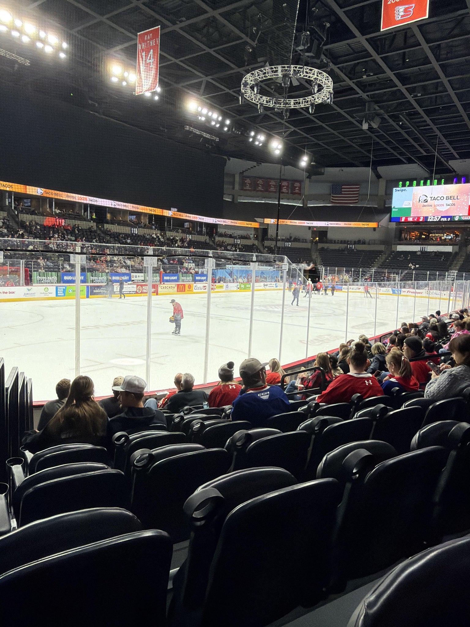 Real Fan View taken from Section 101 at Numerica Veterans Arena by Anonymous User