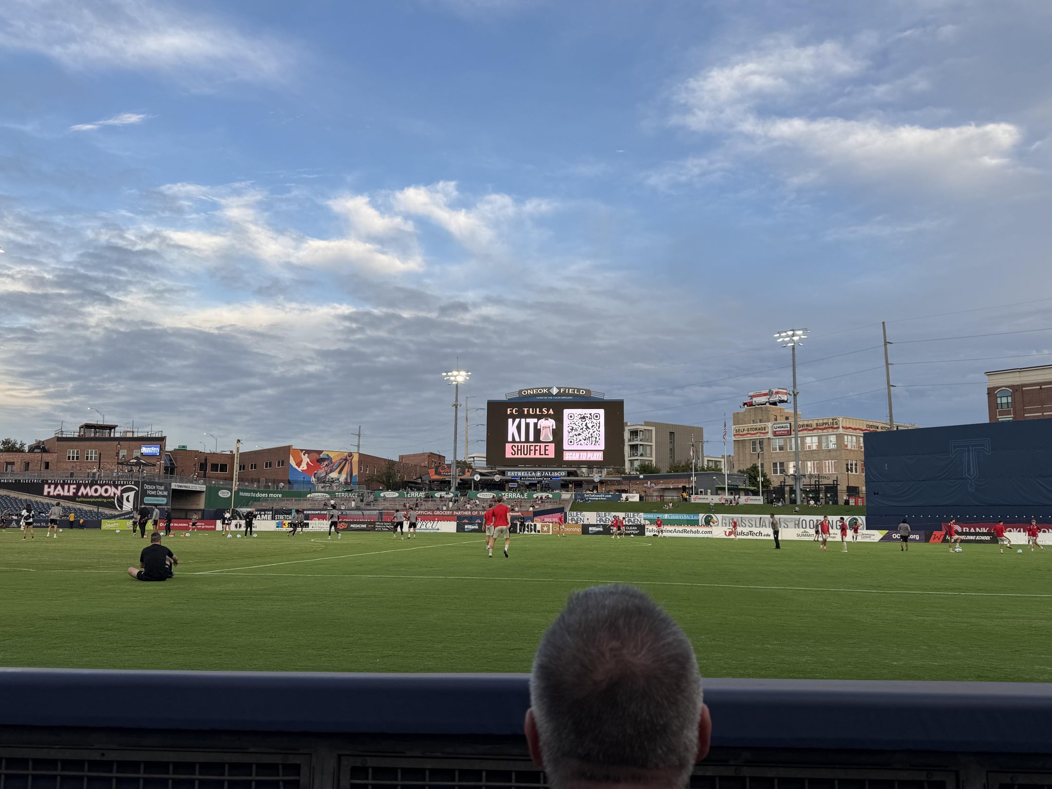 Real Fan View taken from Section 101 at ONEOK Field by Davis L