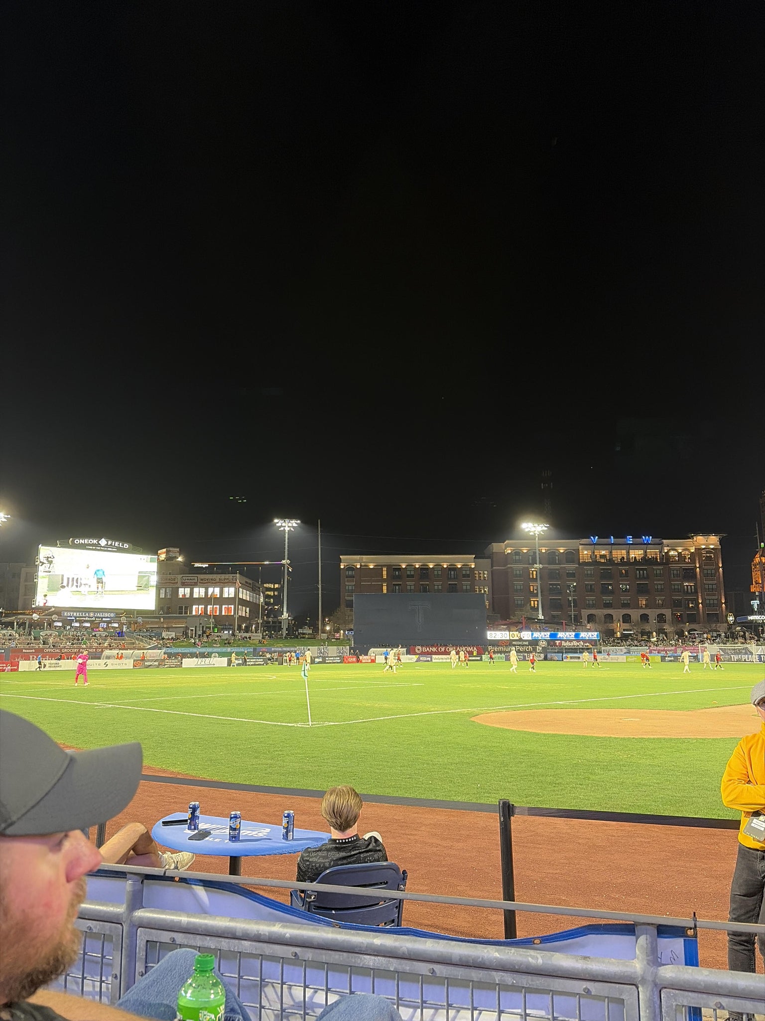 Real Fan View taken from Section 110 at ONEOK Field by Aidry H
