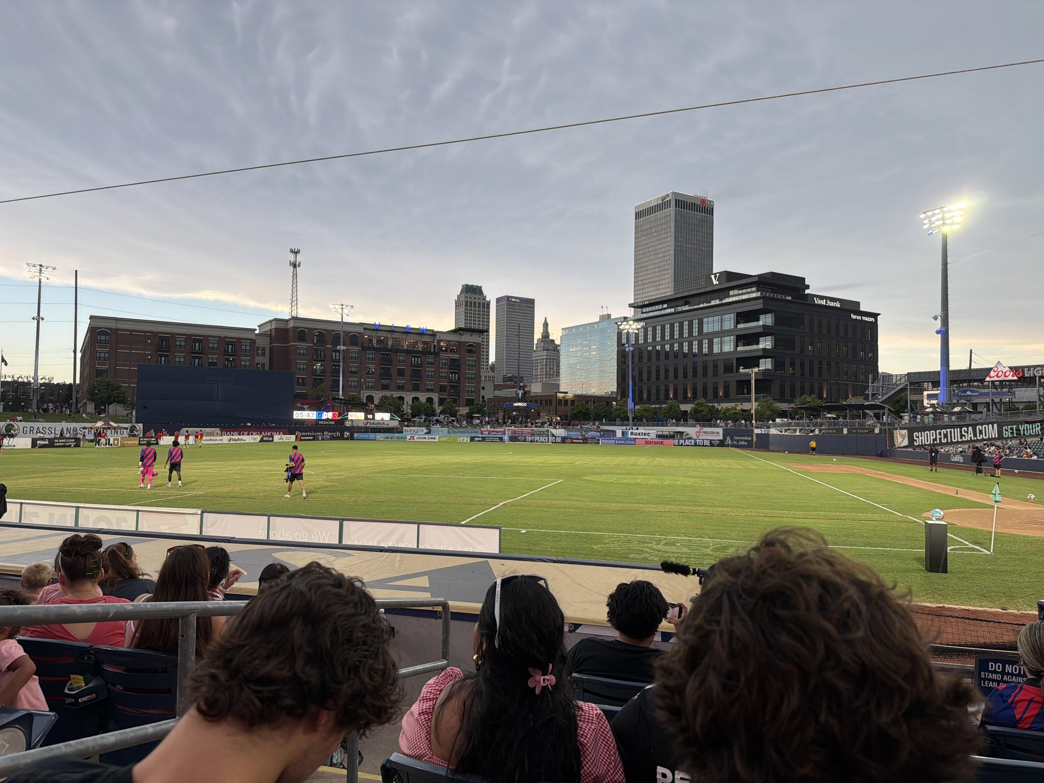 Real Fan View taken from Section 112 at ONEOK Field by Joy A