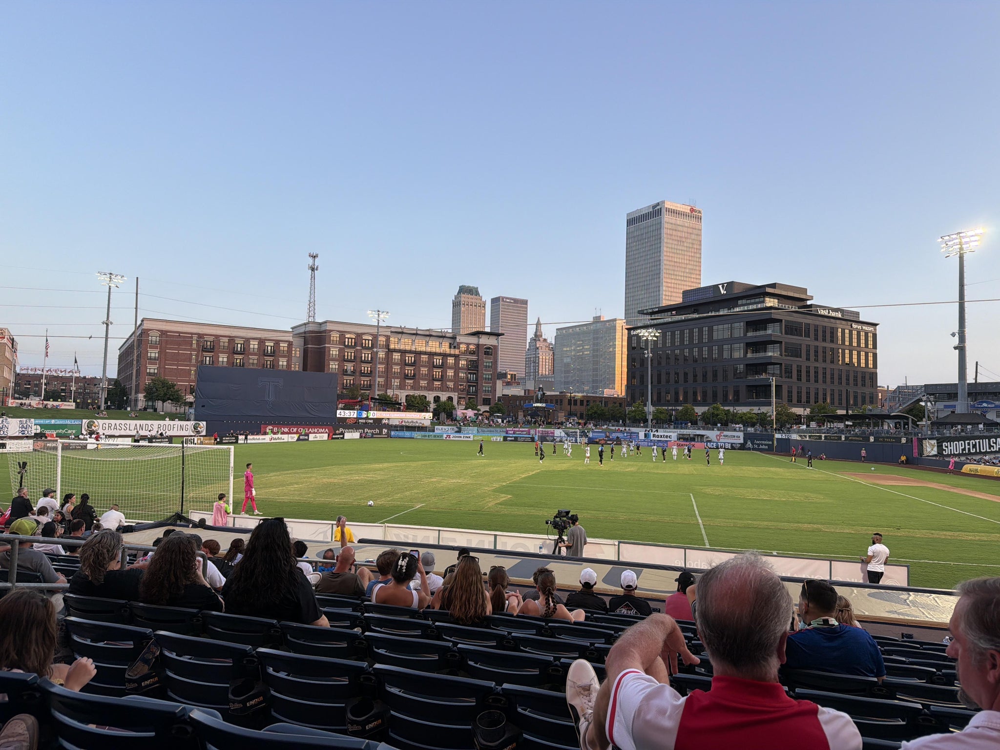 Real Fan View taken from Endline GA at ONEOK Field by Angel C