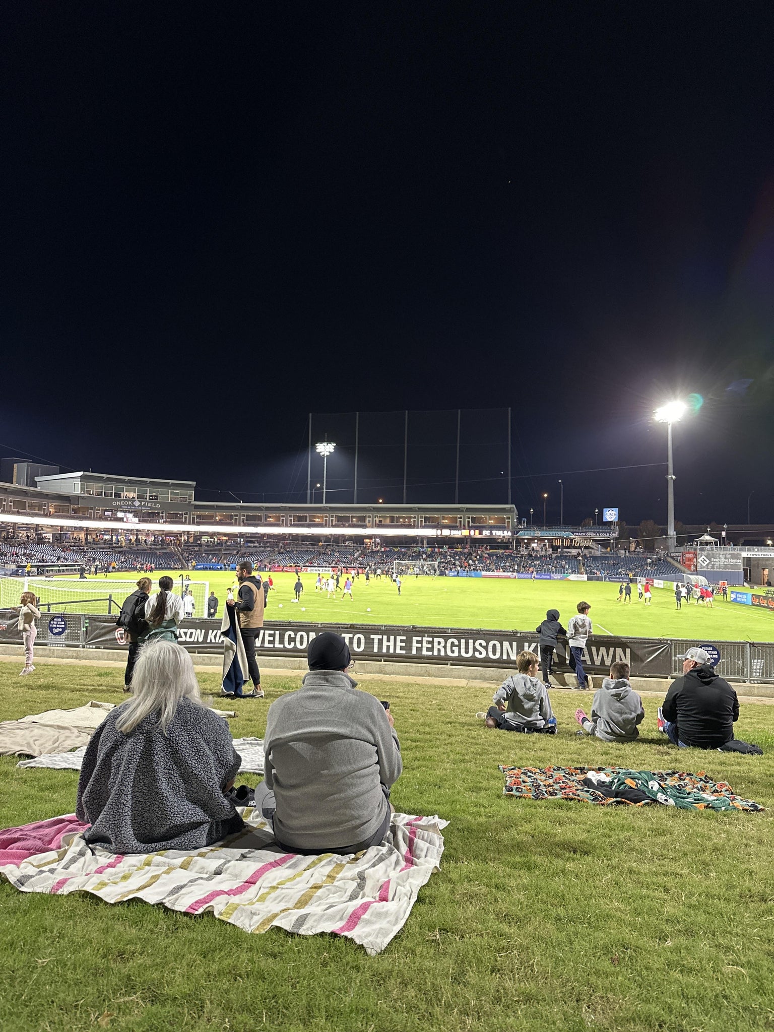Real Fan View taken from GA Lawn at ONEOK Field by Anonymous User