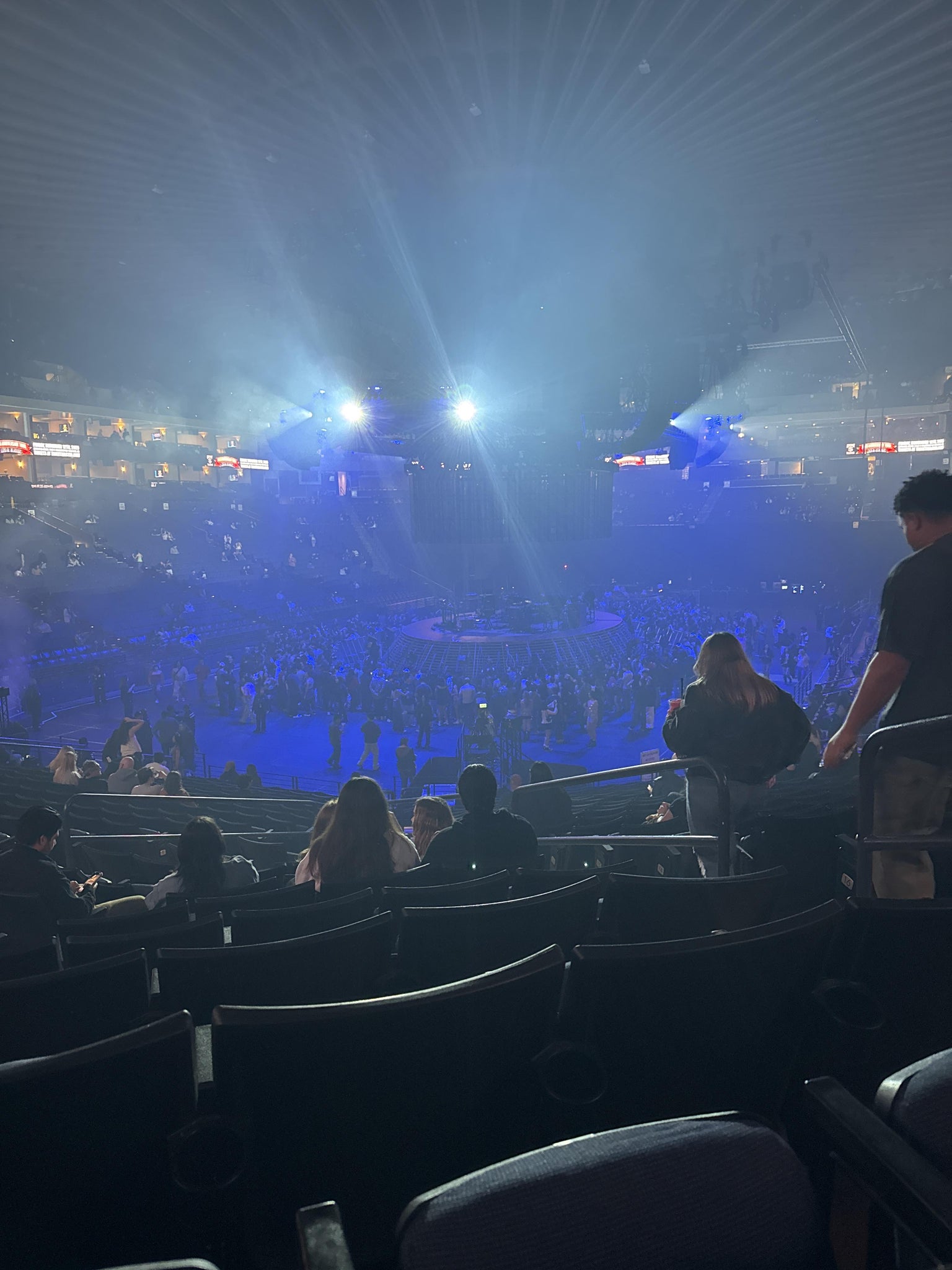 Real Fan View taken from Section 106 at Oakland Arena by Alexander W