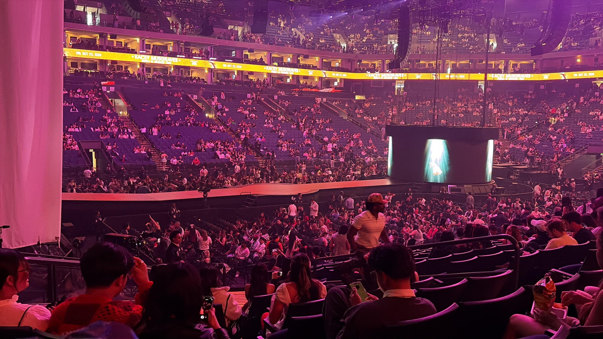 Real Fan View taken from Section 118 at Oakland Arena by Anonymous User