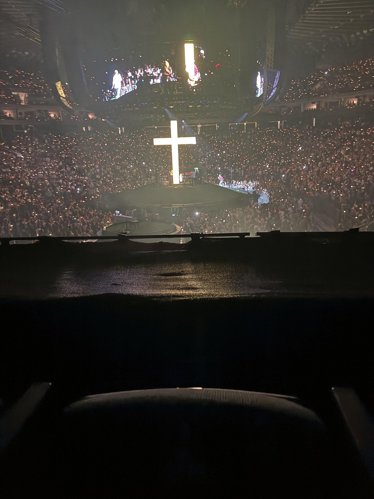 Real Fan View taken from Section 121 at Oakland Arena by Danny A