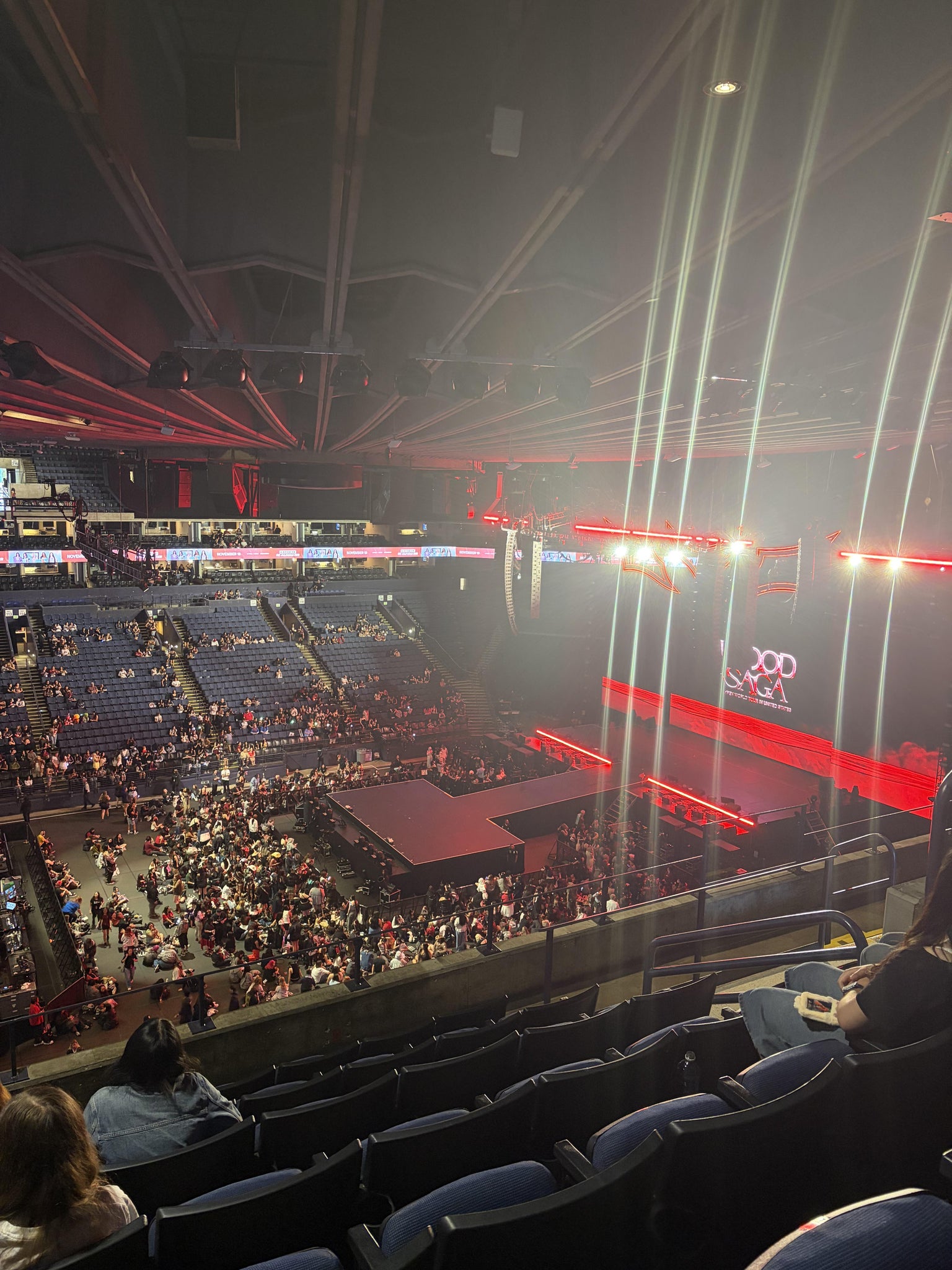 Real Fan View taken from Section 202 at Oakland Arena by Tenzin S