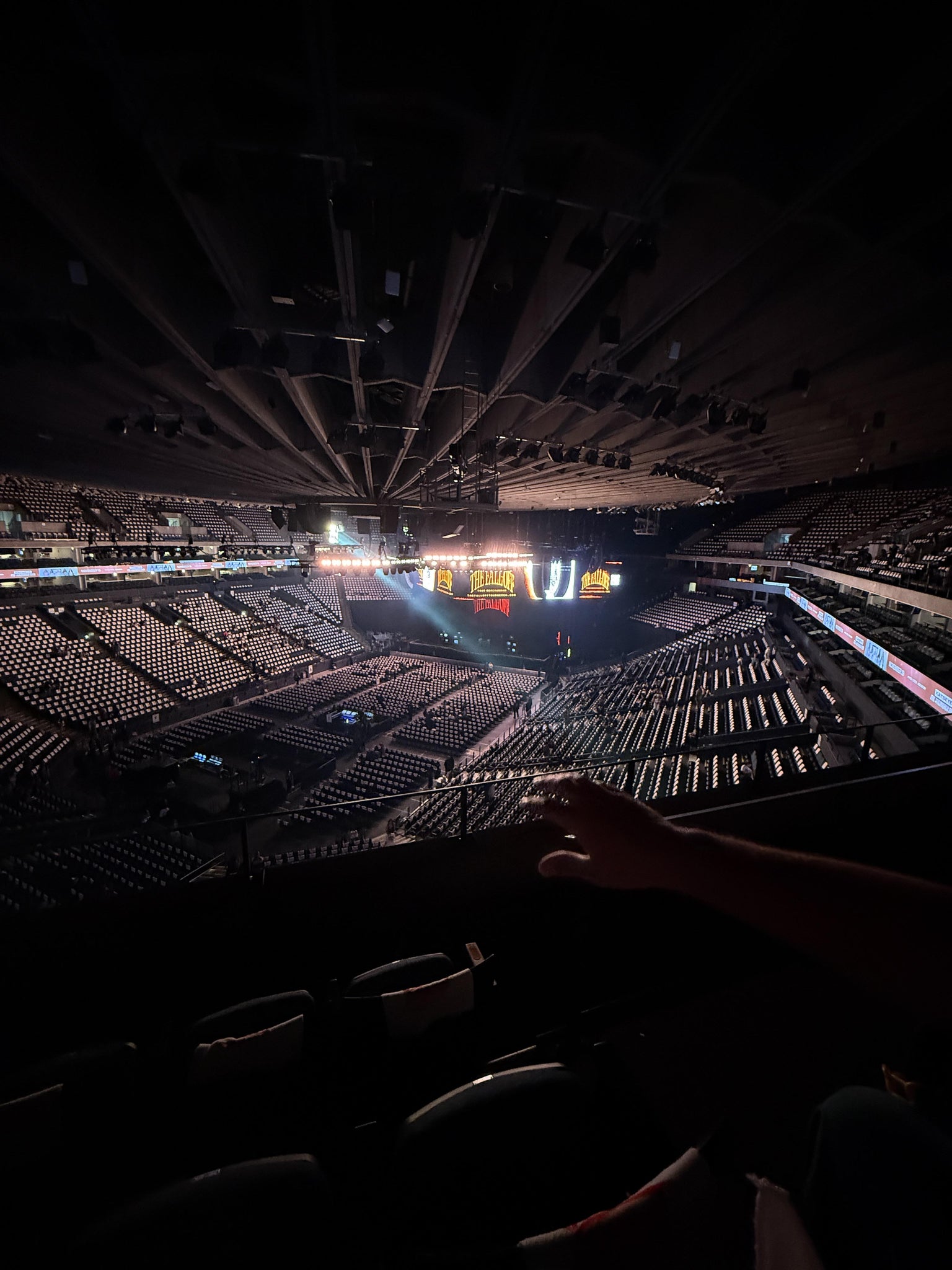 Real Fan View taken from Section 205 at Oakland Arena by Nathan T