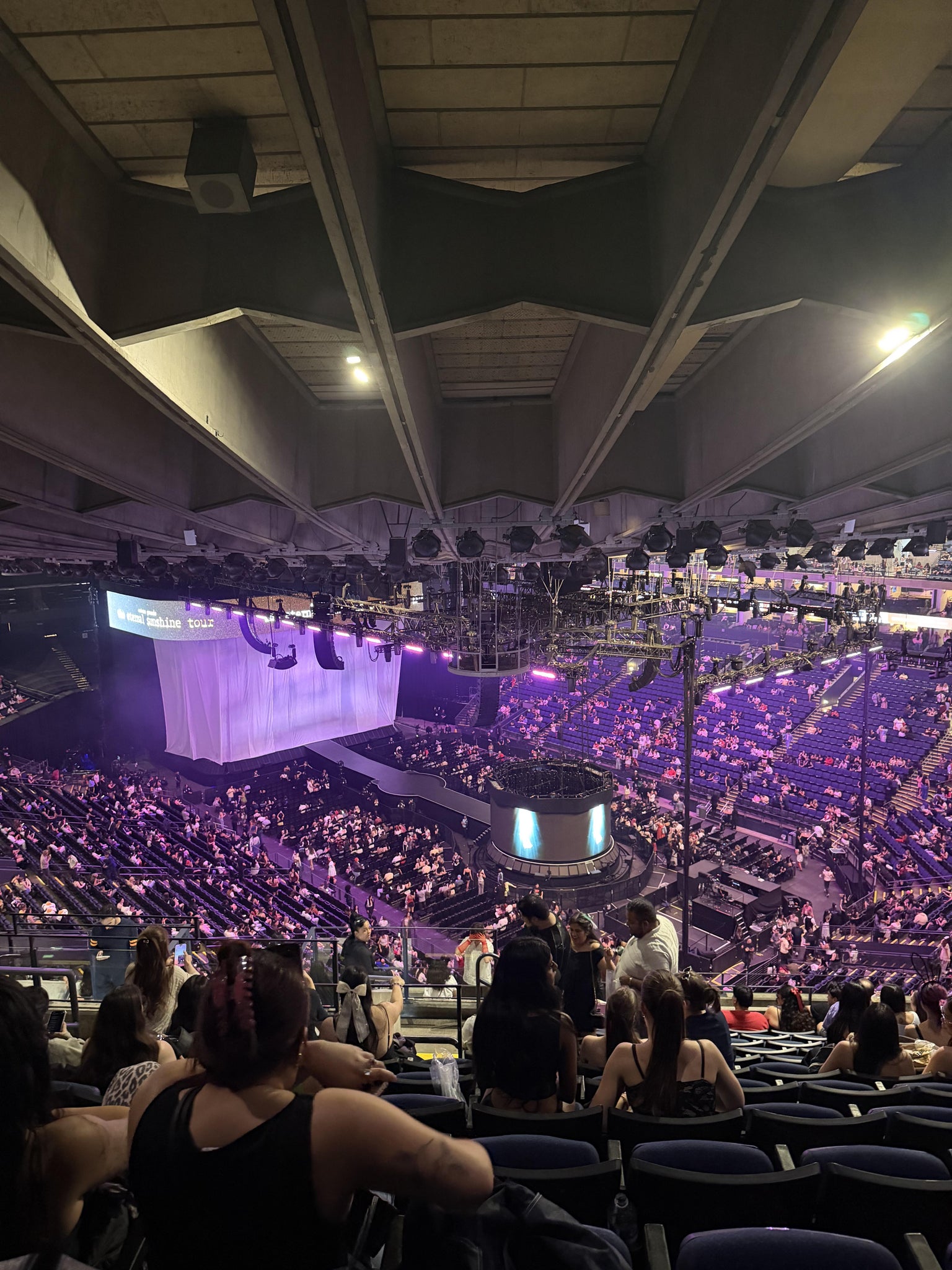 Real Fan View taken from Section 212 at Oakland Arena by Alondra F