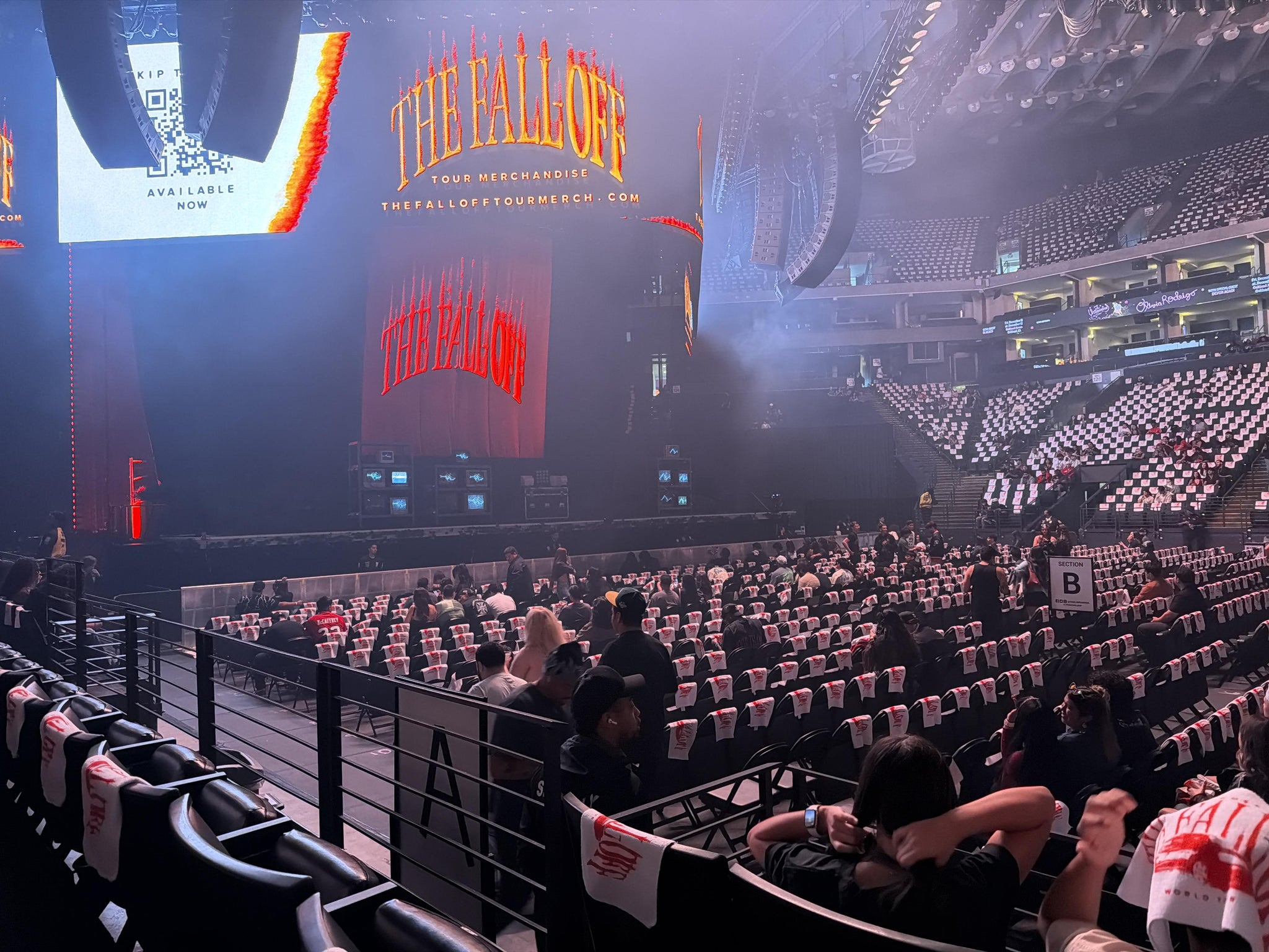 Real Fan View taken from Club 115 at Oakland Arena by Isaiah D
