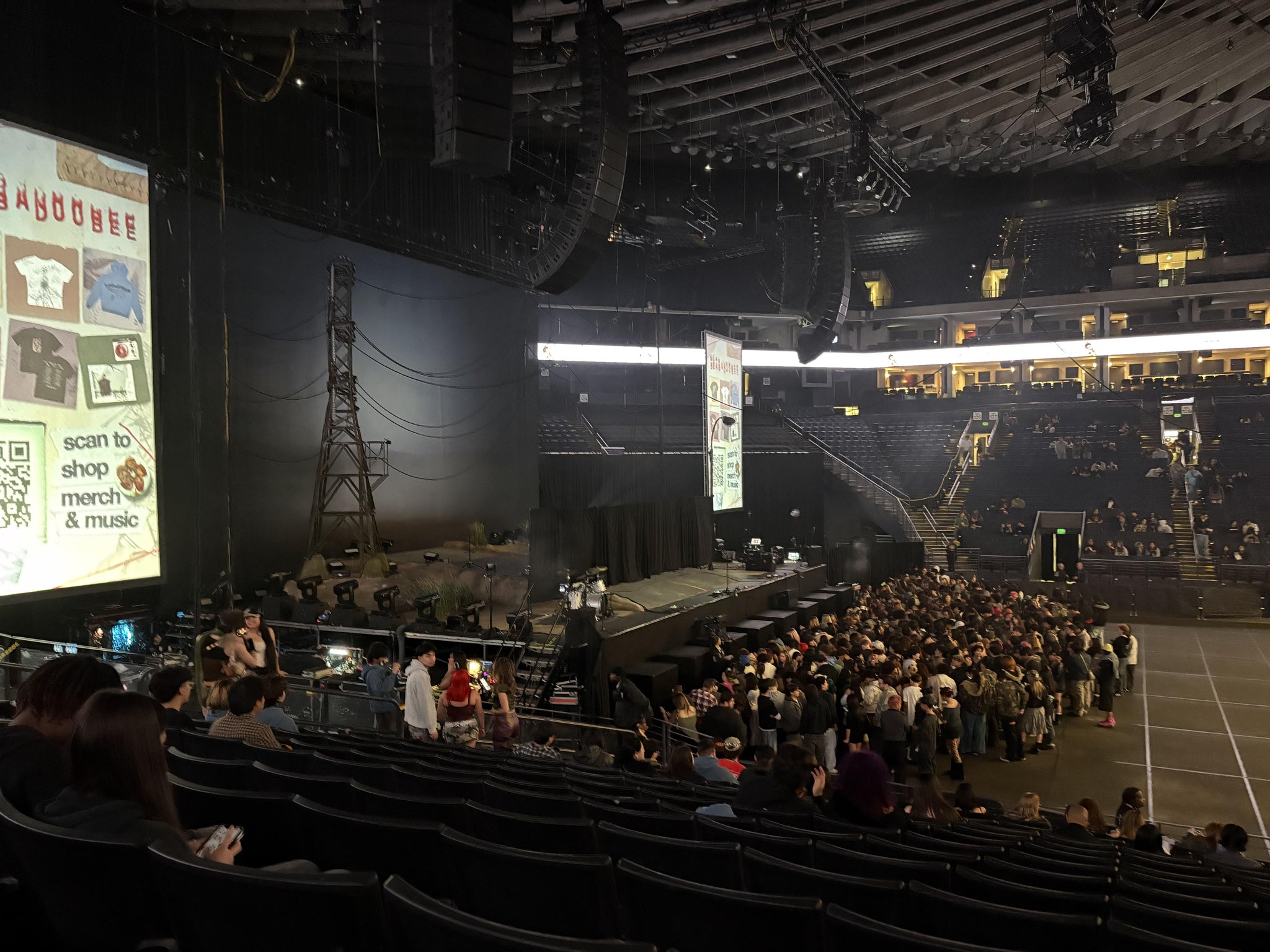 Real Fan View taken from Club 116 at Oakland Arena by Anonymous User