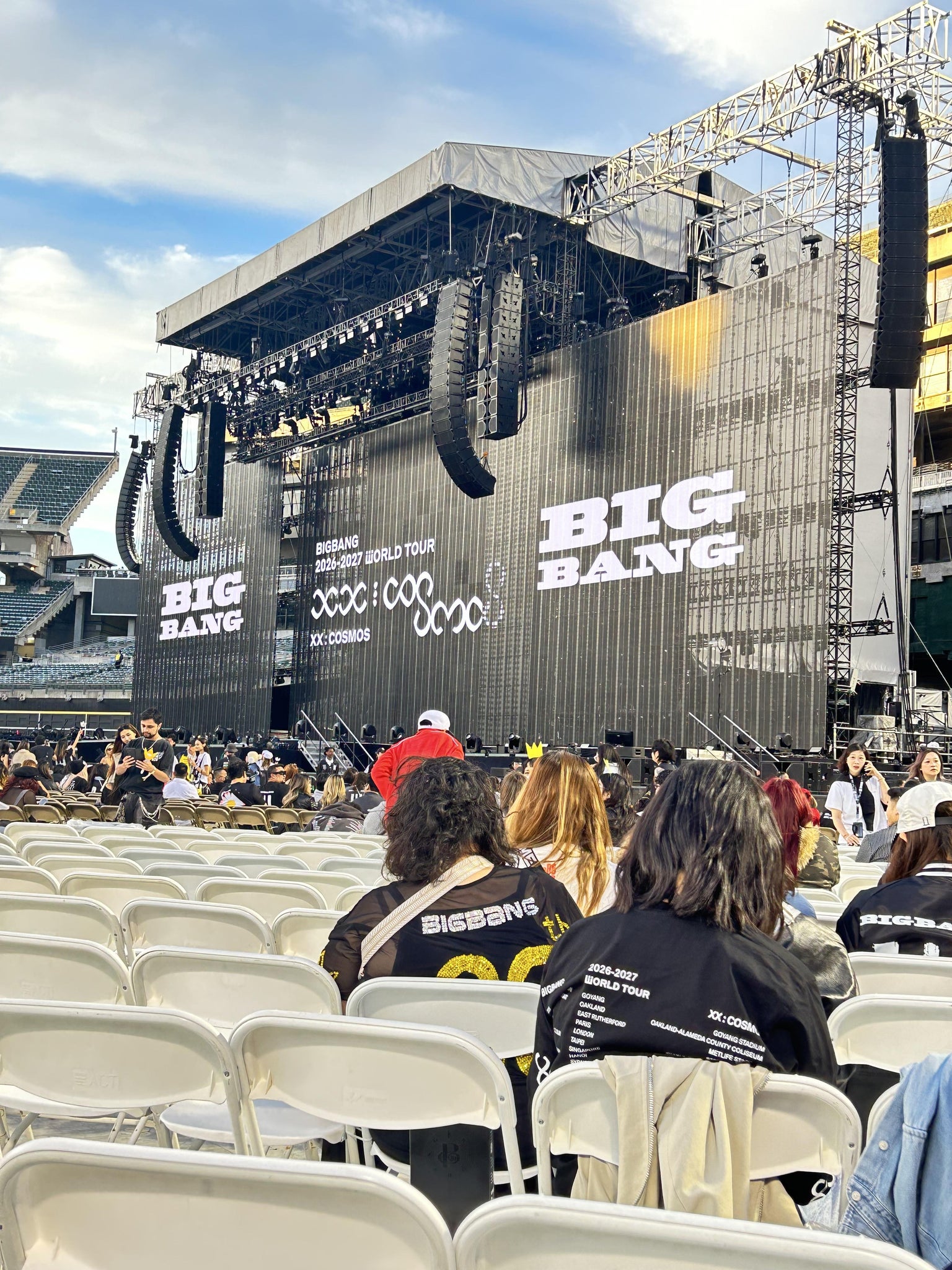 Real Fan View taken from Floor G at Oakland Coliseum by Giselle M