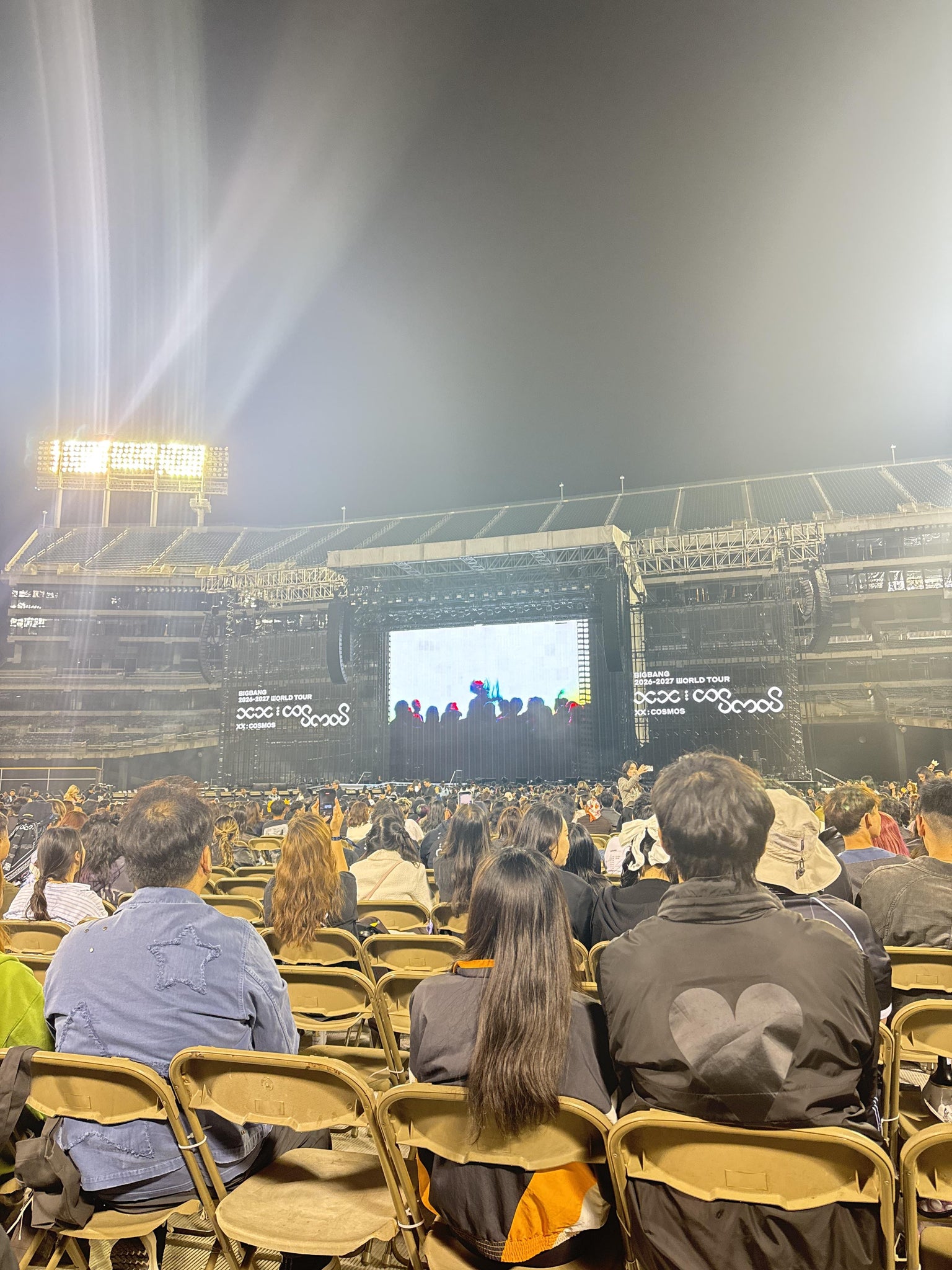 Real Fan View taken from Floor S at Oakland Coliseum by Kahra jean B