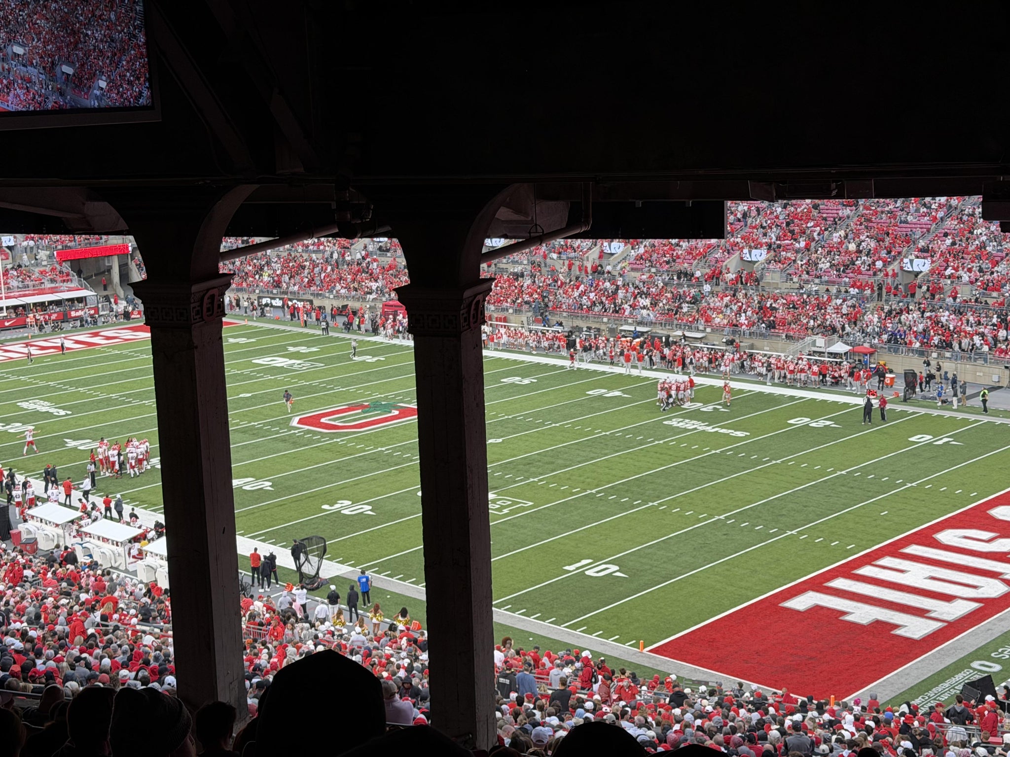 Vue réelle des fans prise de la Section 10 B au site Ohio Stadium par Martin M