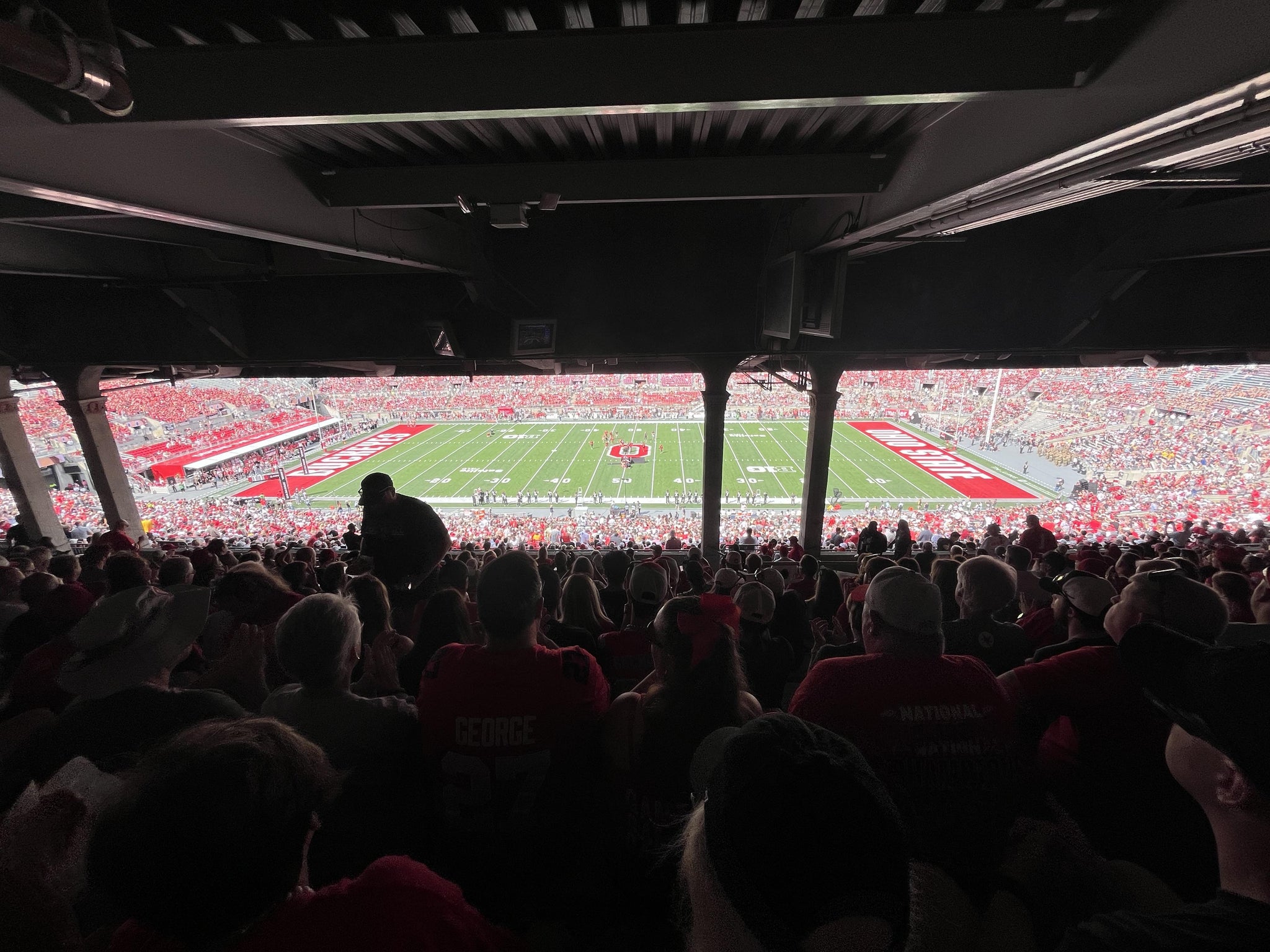 Real Fan View taken from Section 18 B at Ohio Stadium by Shaun B