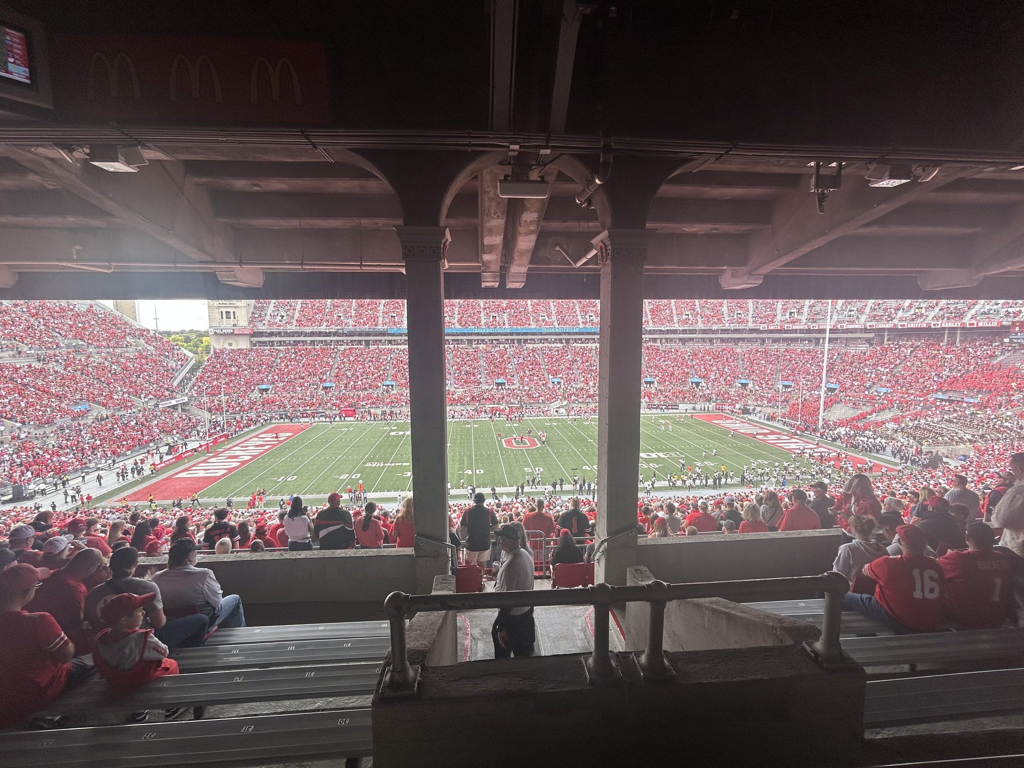 Real Fan View taken from Section 20 B at Ohio Stadium by Sean M