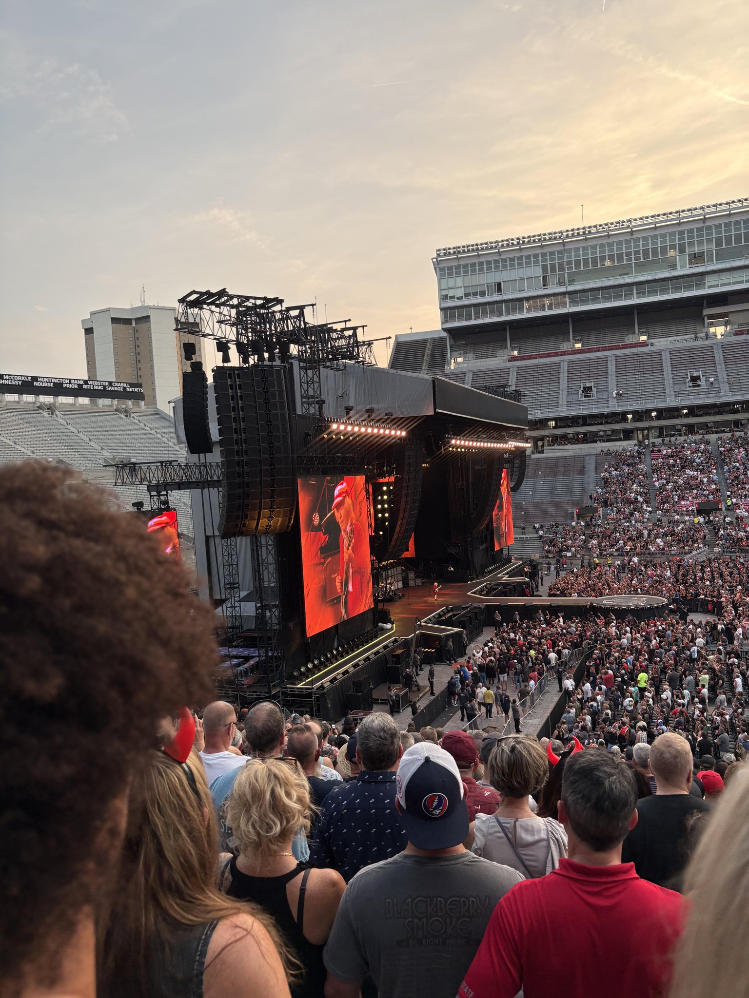 Real Fan View taken from Section 24 A at Ohio Stadium by Rick A