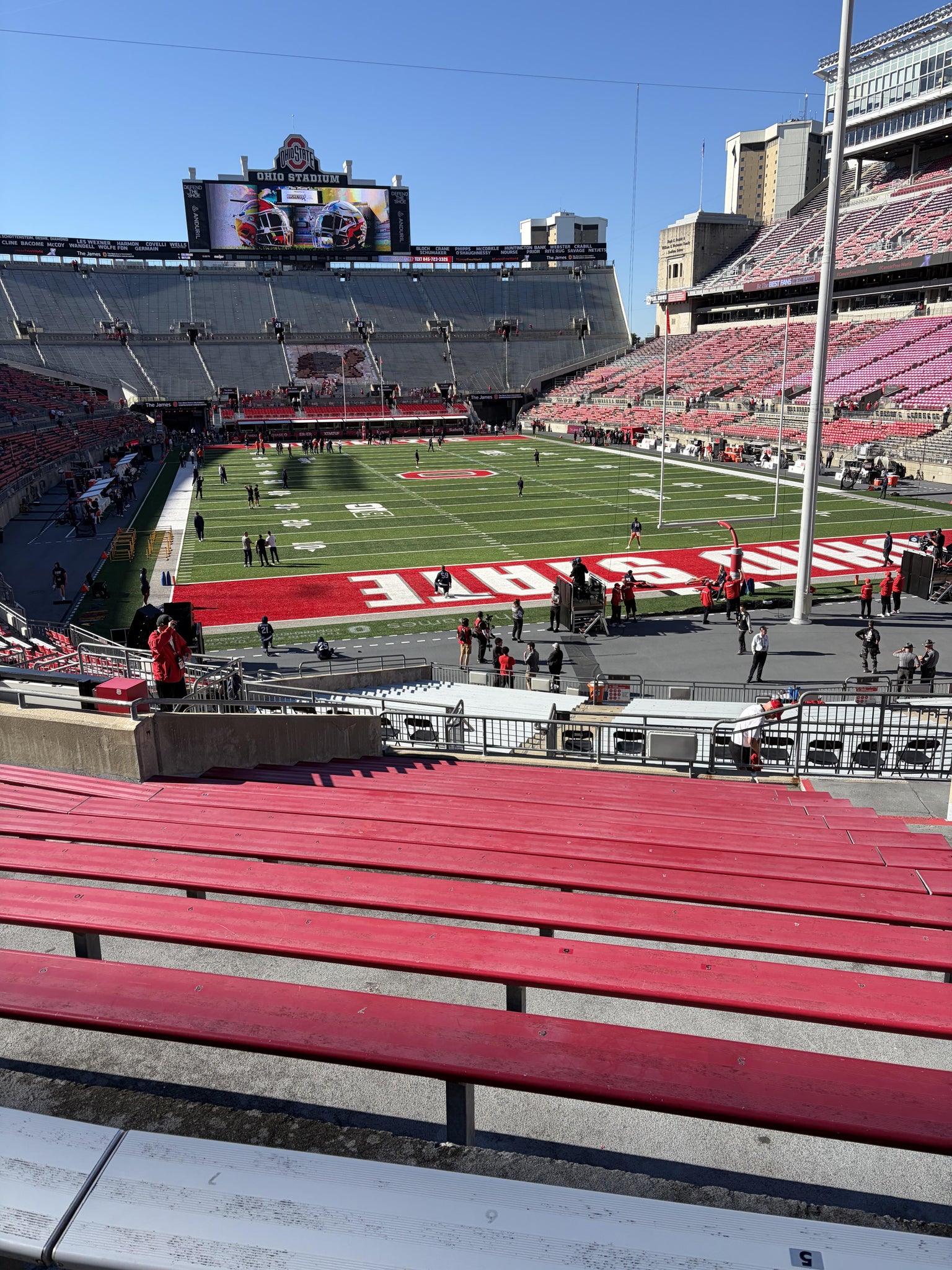 Real Fan View taken from Section 6 A at Ohio Stadium by Myles T