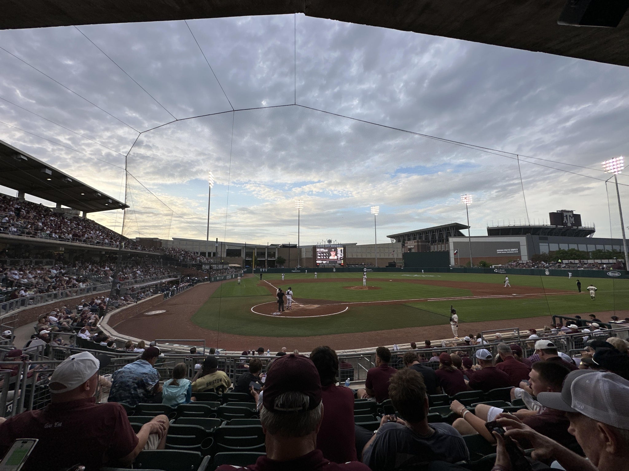 Real Fan View taken from Section 105 at Olsen Field at Blue Bell Park by Dawna B