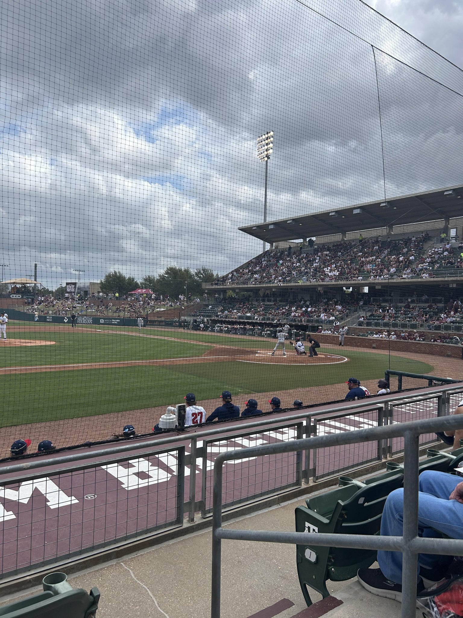 Real Fan View taken from Section 112 at Olsen Field at Blue Bell Park by Lisa T