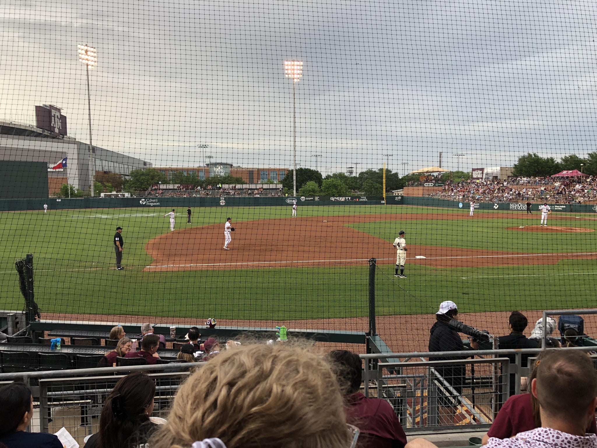 Real Fan View taken from Section 113 at Olsen Field at Blue Bell Park by Jodi B