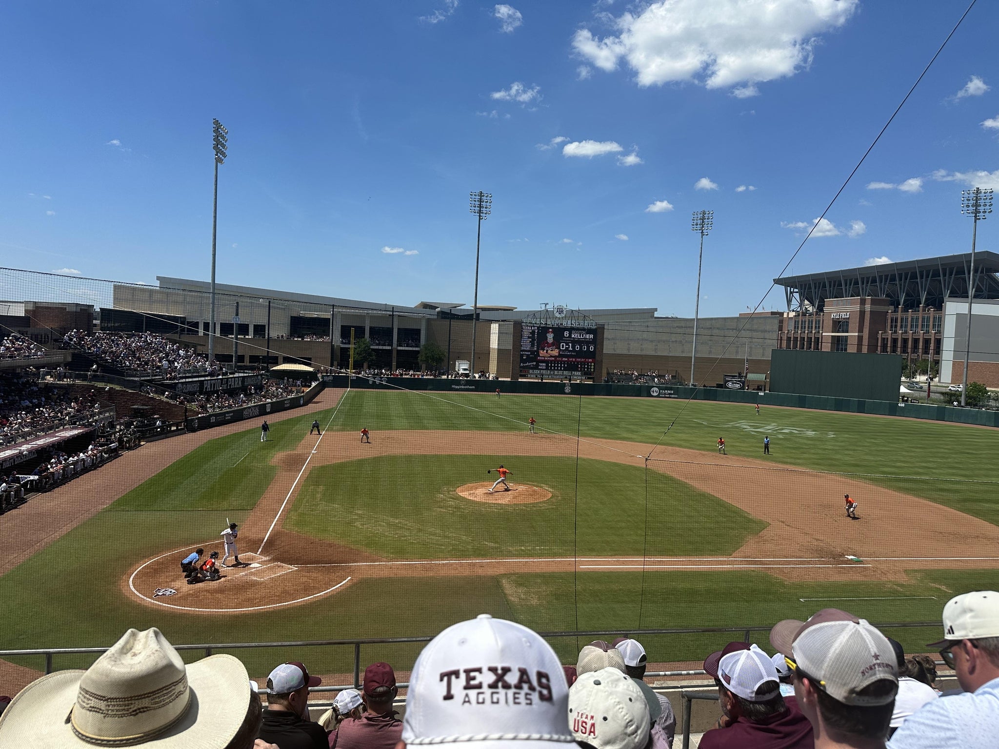 Real Fan View taken from Section 204 at Olsen Field at Blue Bell Park by Anonymous User