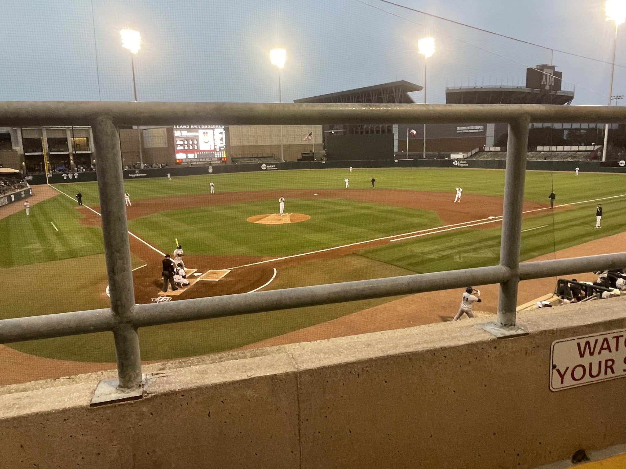 Real Fan View taken from Section 205 at Olsen Field at Blue Bell Park by Wayne M