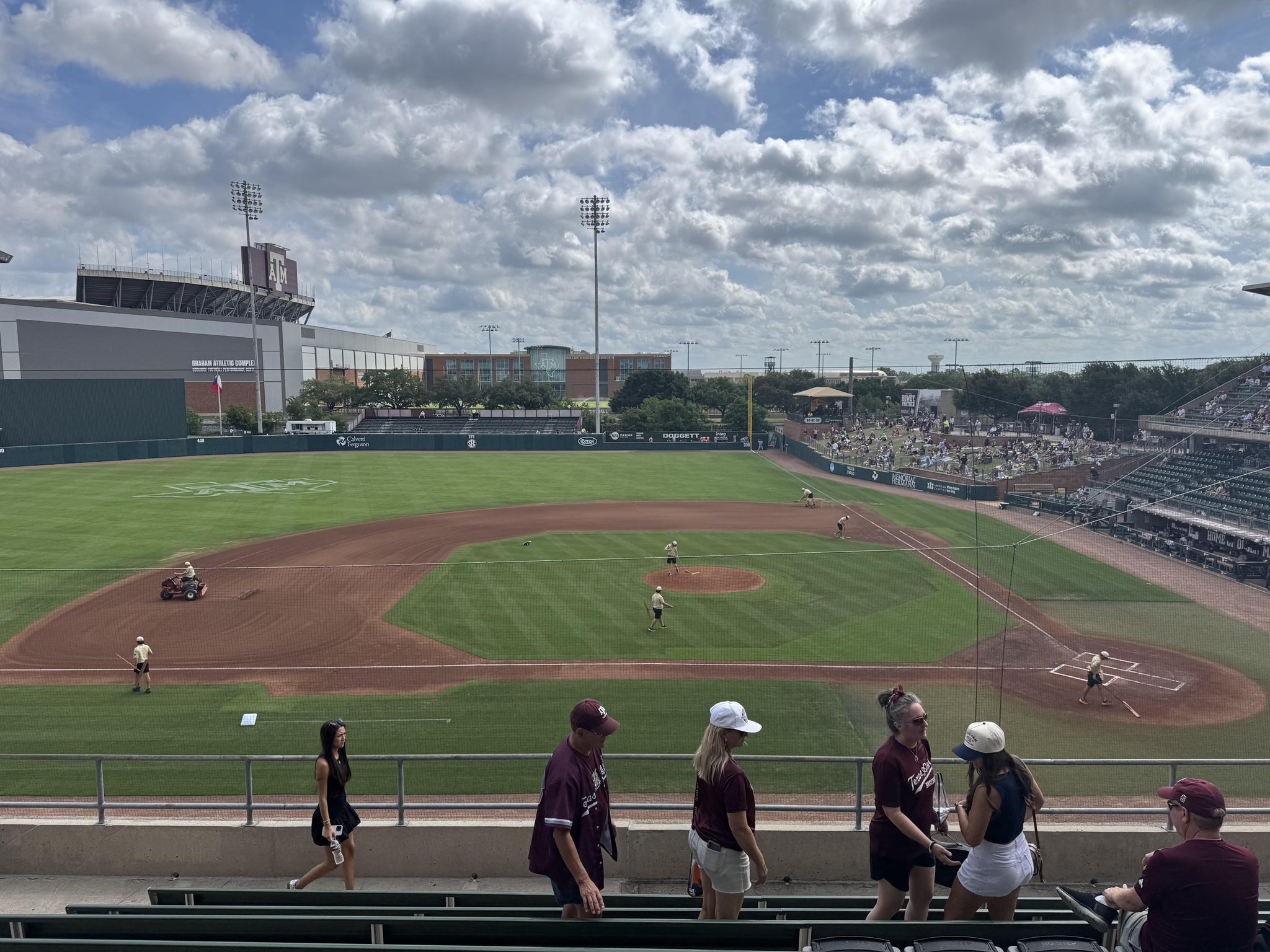 Real Fan View taken from Section 209 at Olsen Field at Blue Bell Park by Lance S