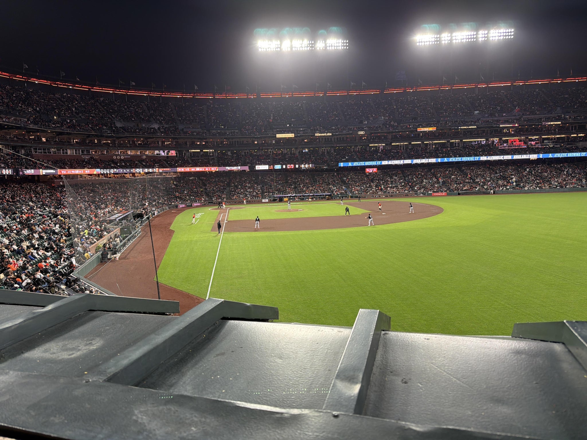Real Fan View taken from Arcade 149 at Oracle Park by Charlie B