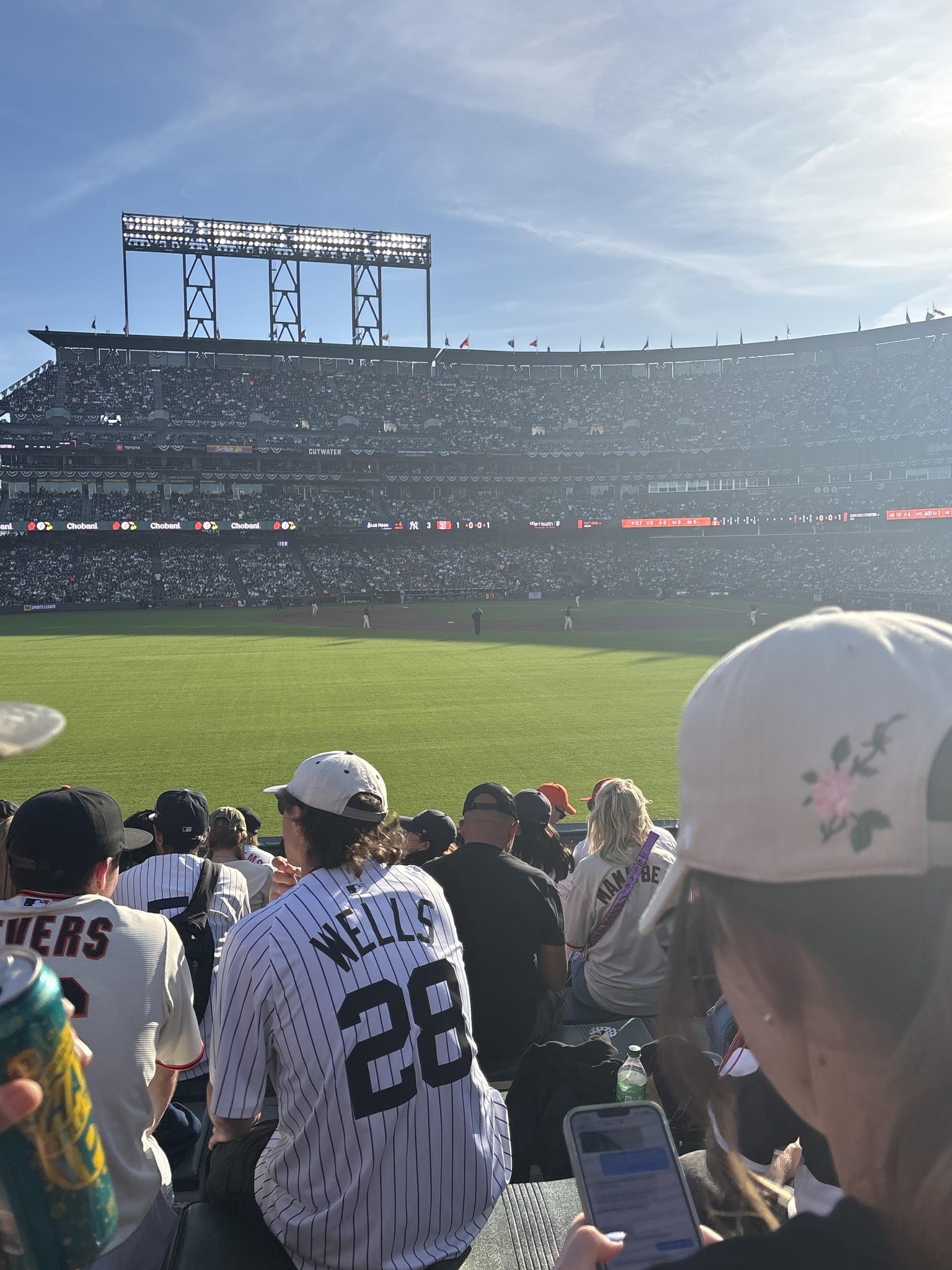 Real Fan View taken from Bleachers 139 at Oracle Park by Anonymous User